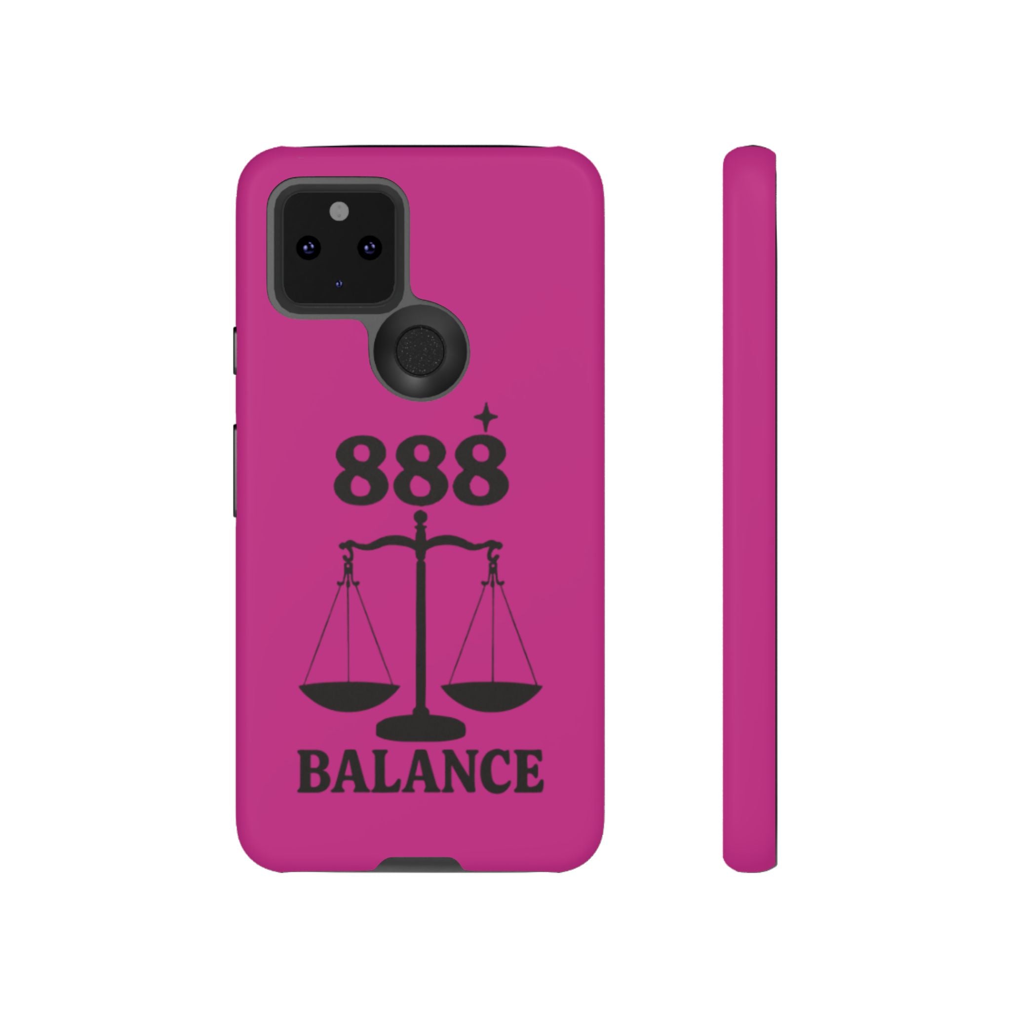 Black & Pink 888 Balance Phone Case