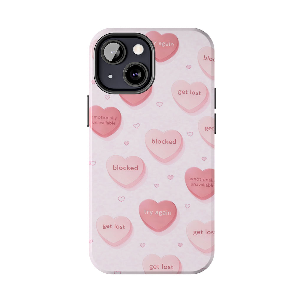 Non-Conversation Hearts Phone Case