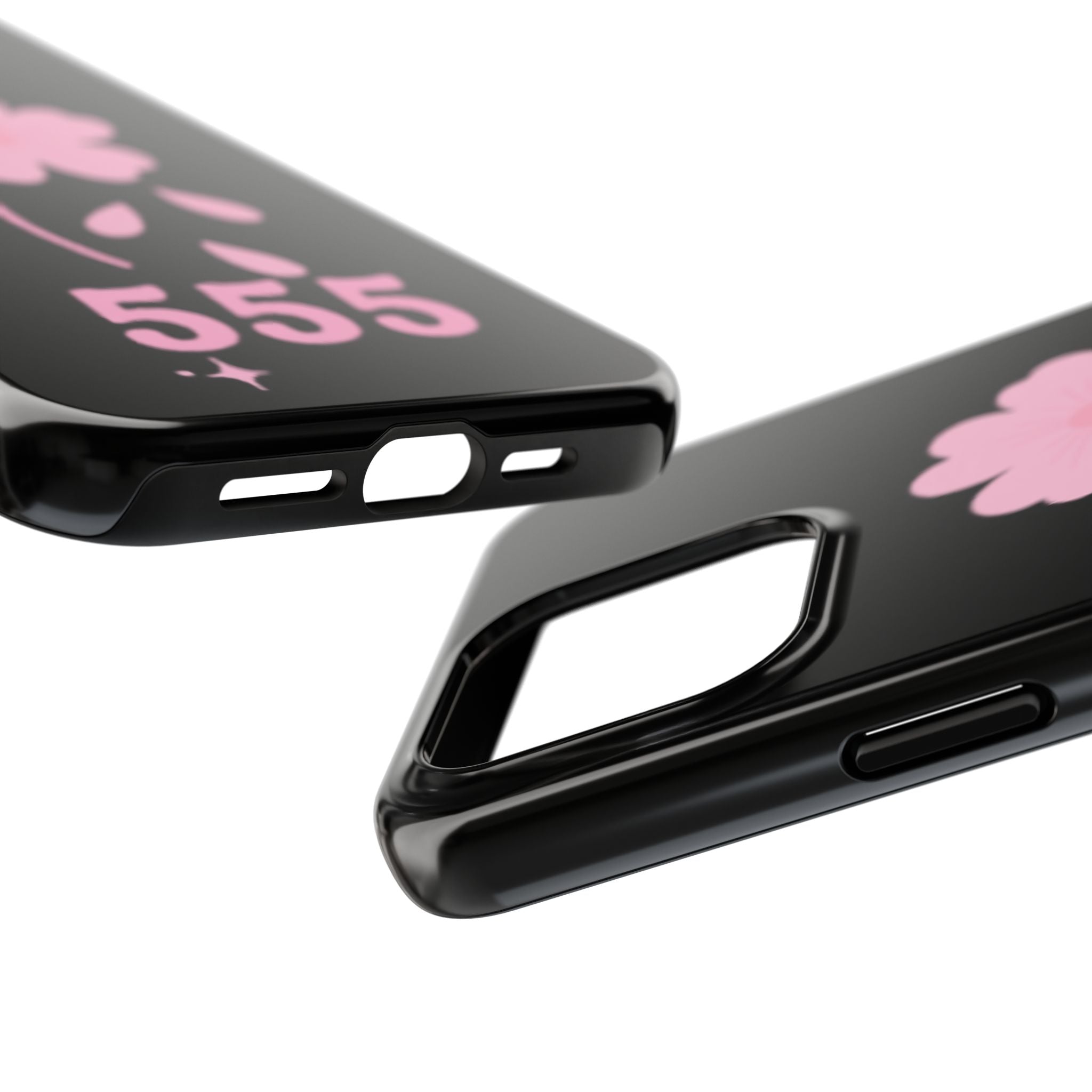 Black & Pink 555 Phone Case