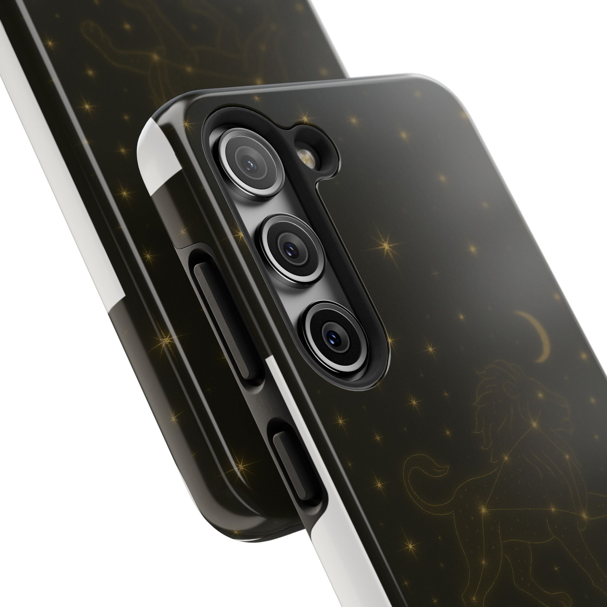 Leo Constellation Tough Phone Case — Zodiac Lion Design with Moon & Stars