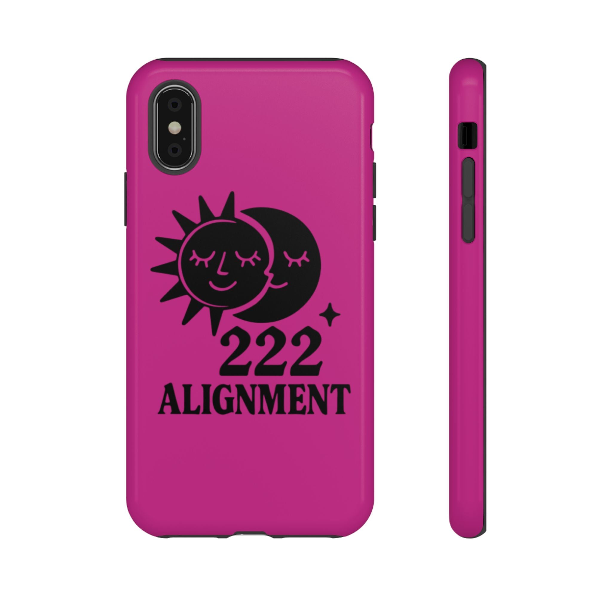 Black & Pink 222 Alignment Phone Case