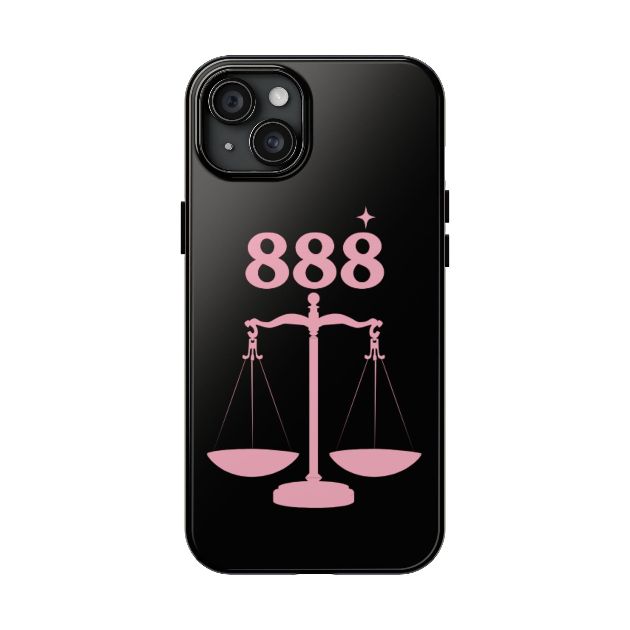 Black & Pink 888 Phone Case