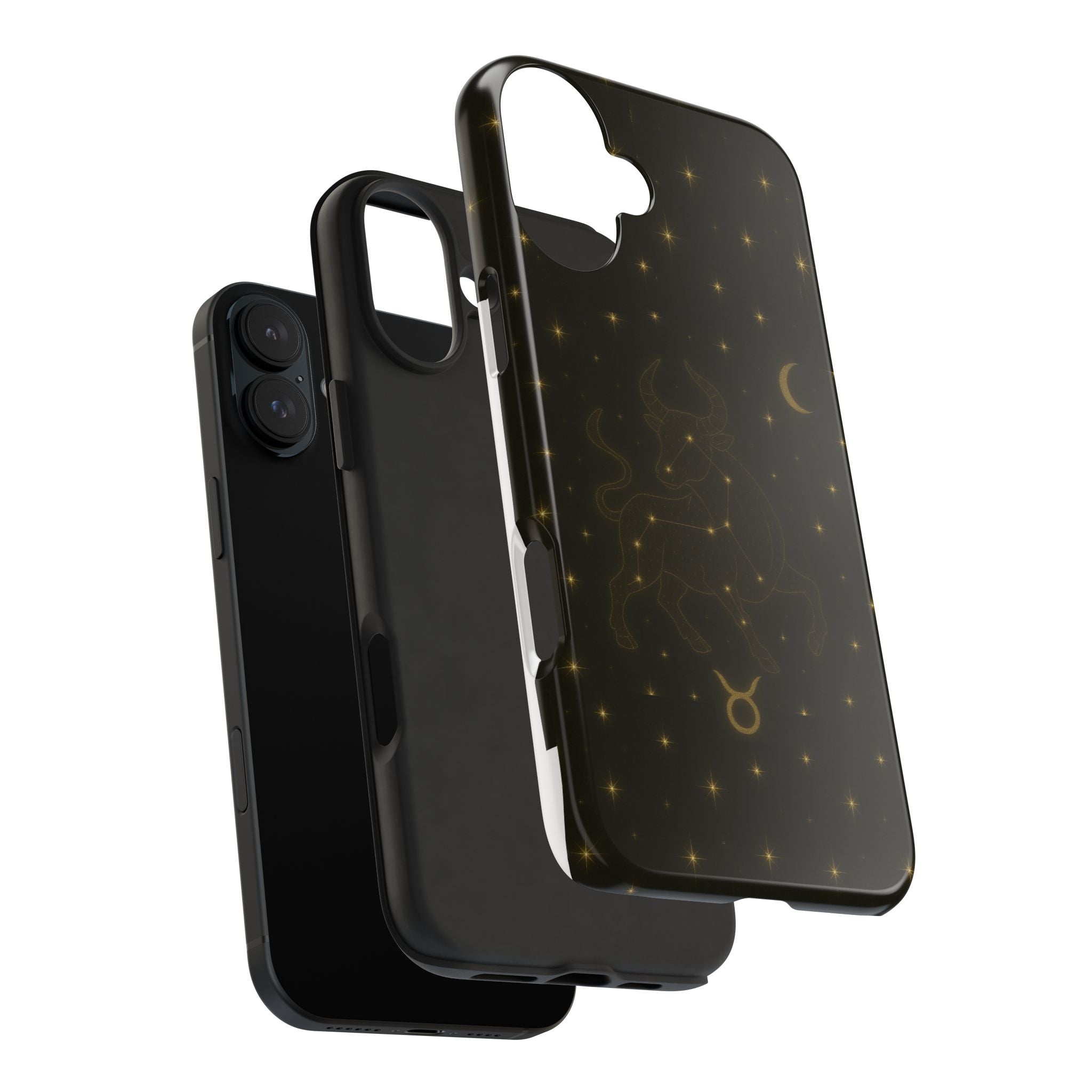 Taurus Constellation Tough Phone Case — Gold Zodiac Bull Phone Case