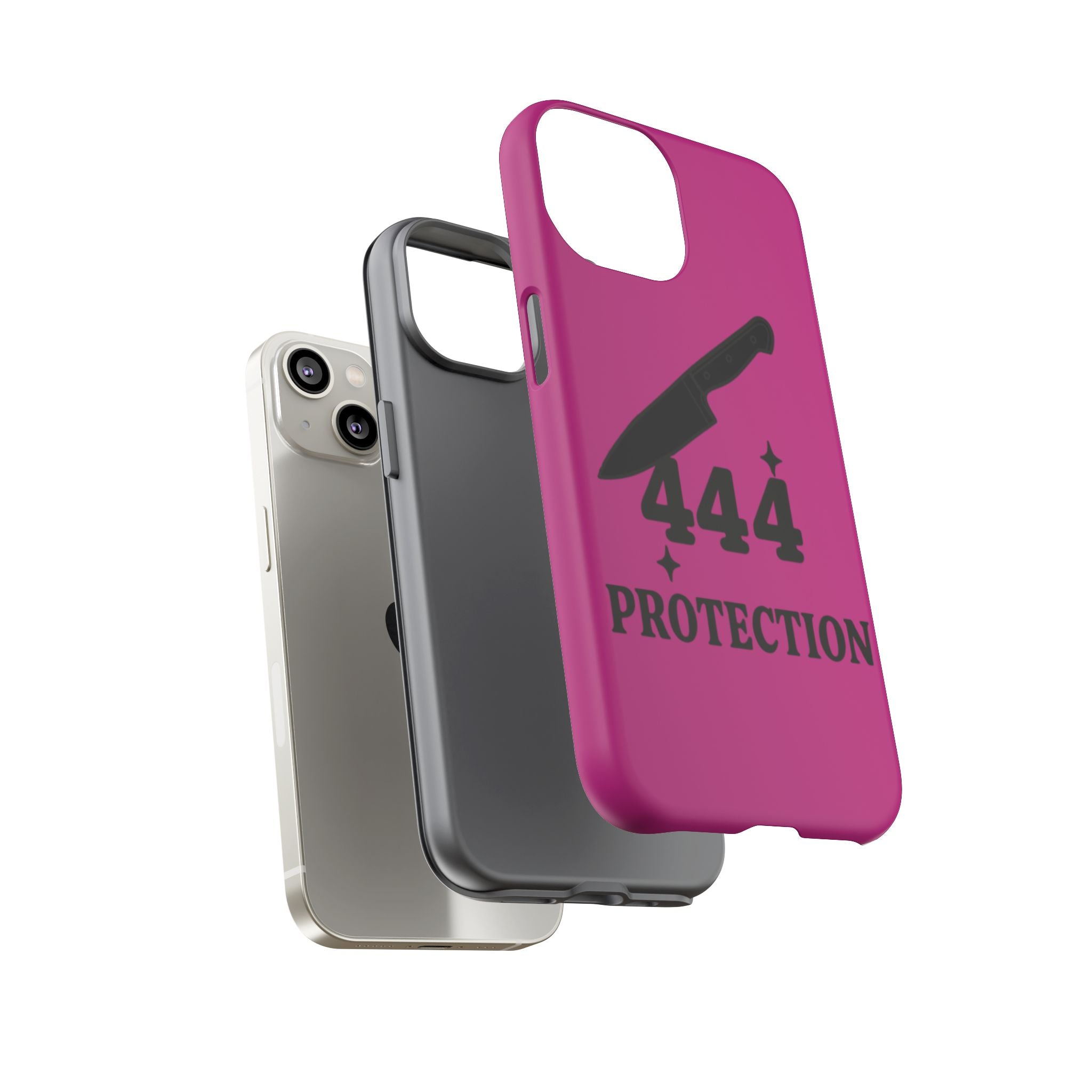 Black & Pink 444 Protection Phone Case