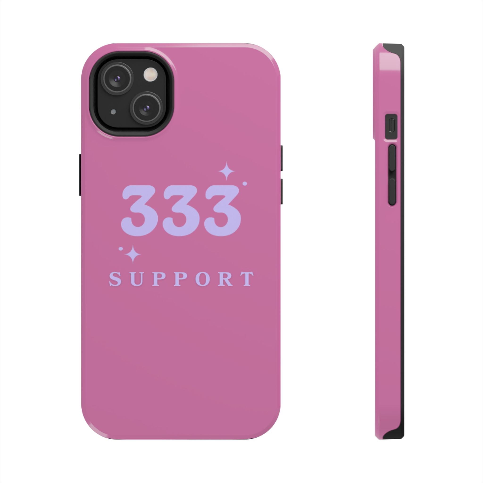Pink & Purple 333 Support Phone Case