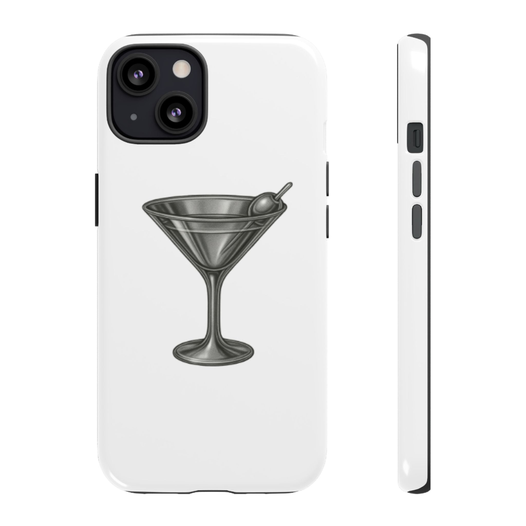 Silver Martini Tough Case
