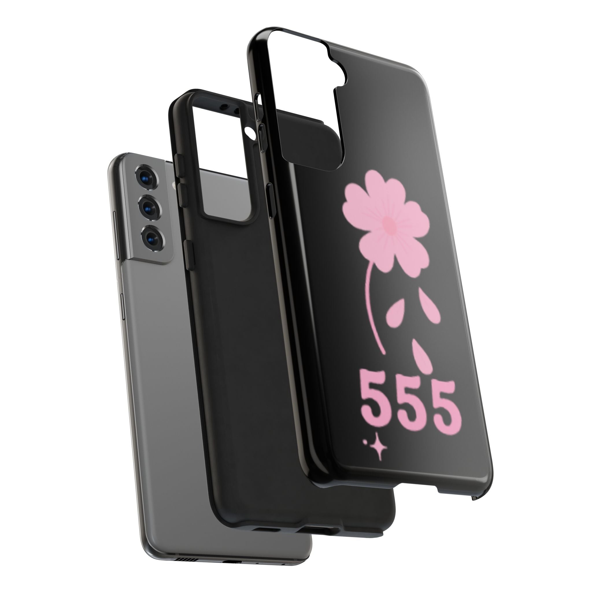 Black & Pink 555 Phone Case