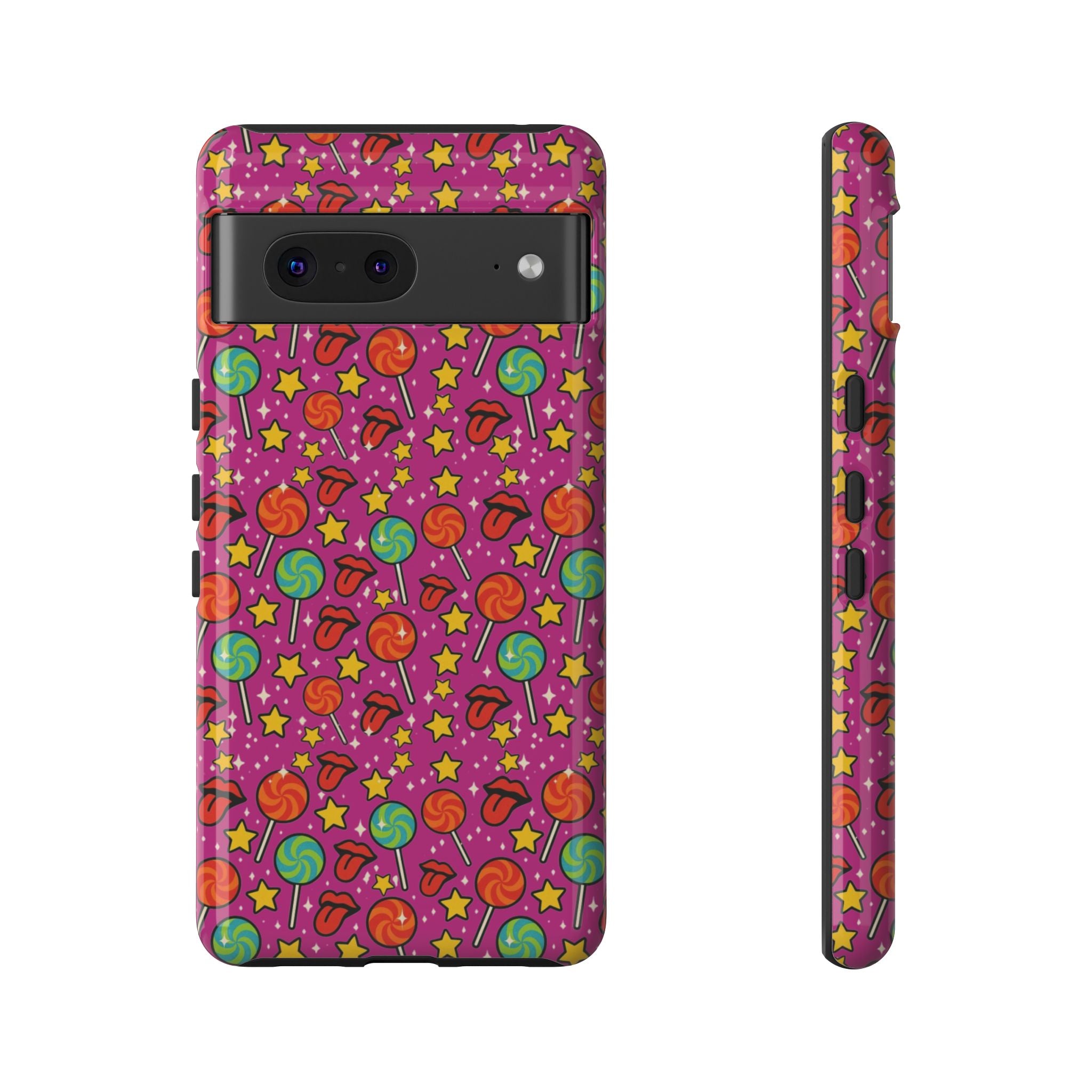 Lollipops & Lips Retro Phone Cases