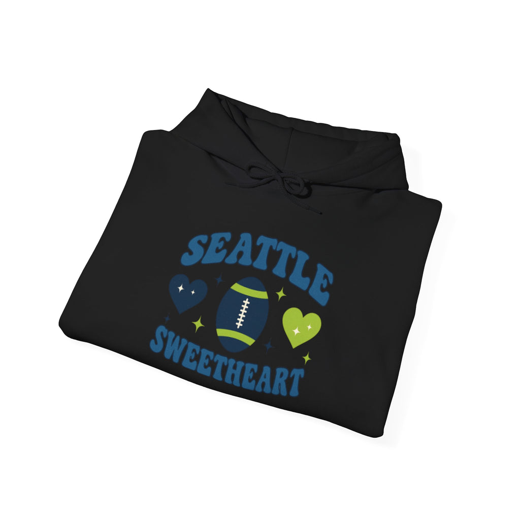 Seattle Sweetheart Football Hoodie — Fan Pullover