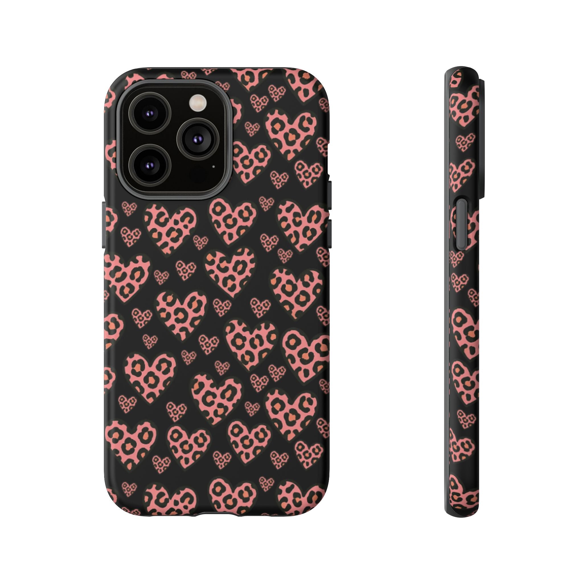 Leopard Heart Phone Case
