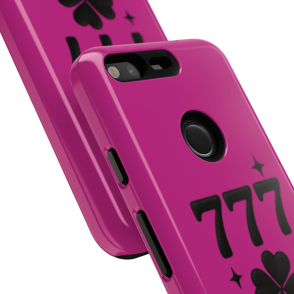 Black & Pink 777 Luck Phone Case
