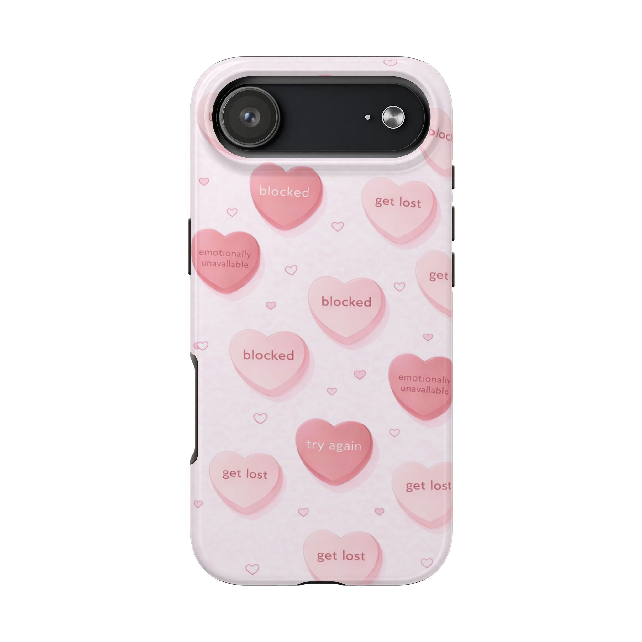 Non-Conversation Hearts Phone Case