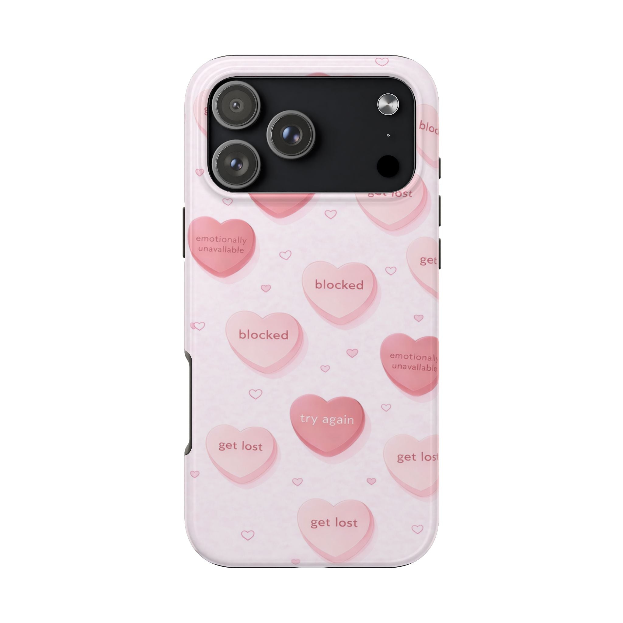 Non-Conversation Hearts Phone Case
