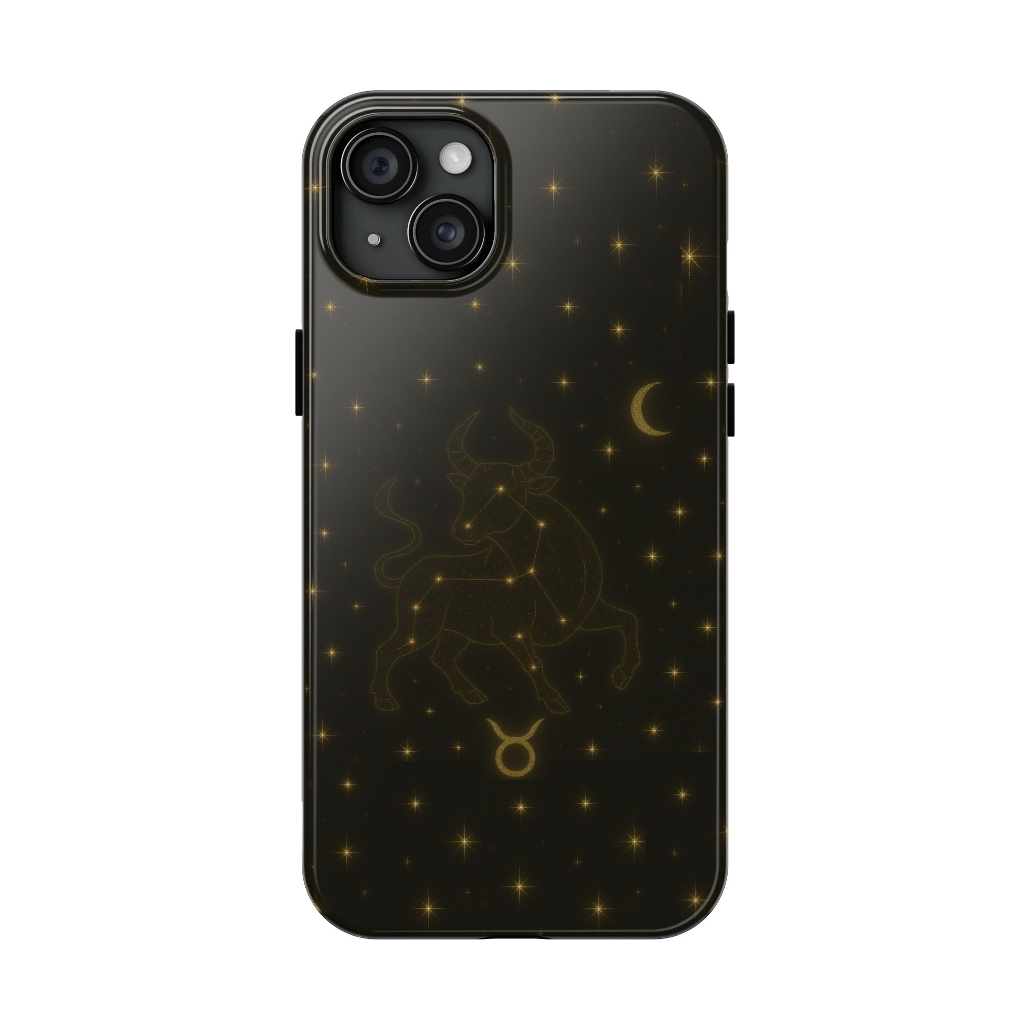 Taurus Constellation Tough Phone Case — Gold Zodiac Bull Phone Case