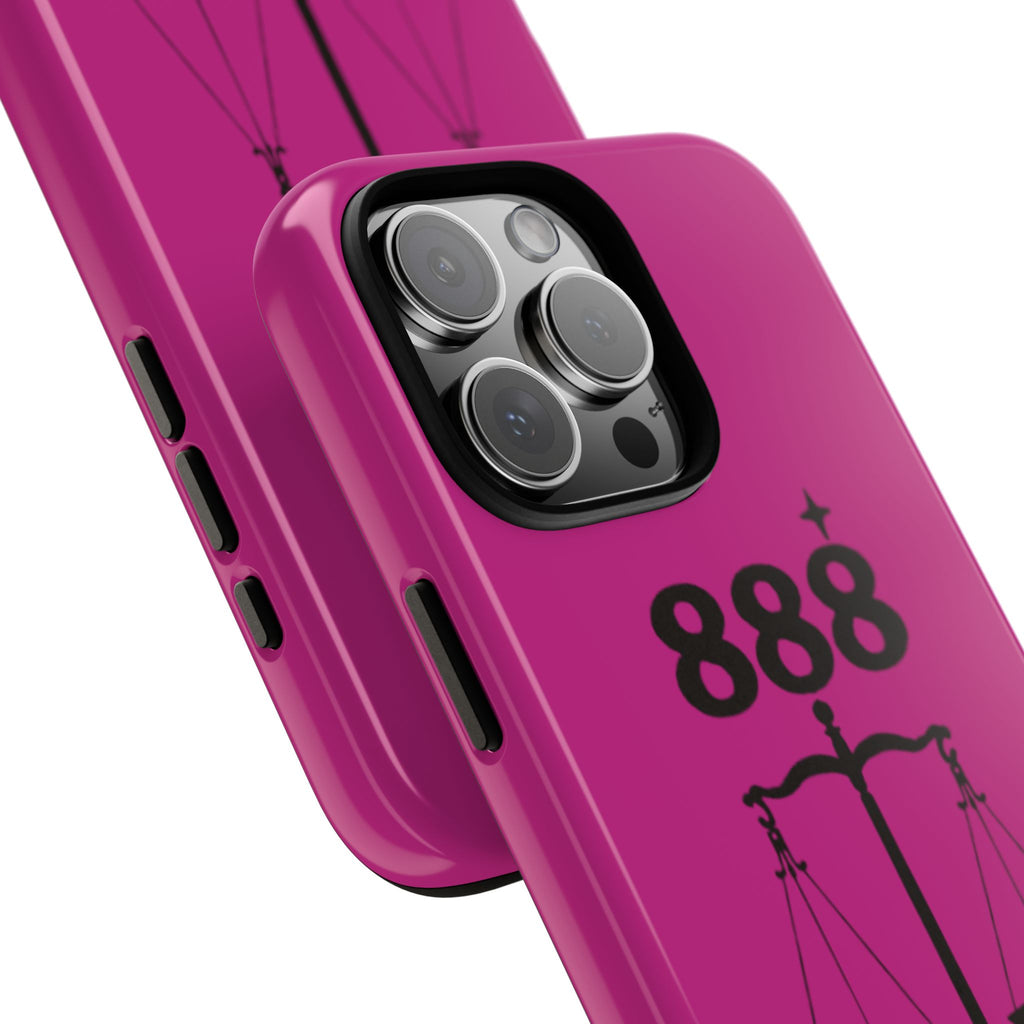 Black & Pink 888 Balance Phone Case