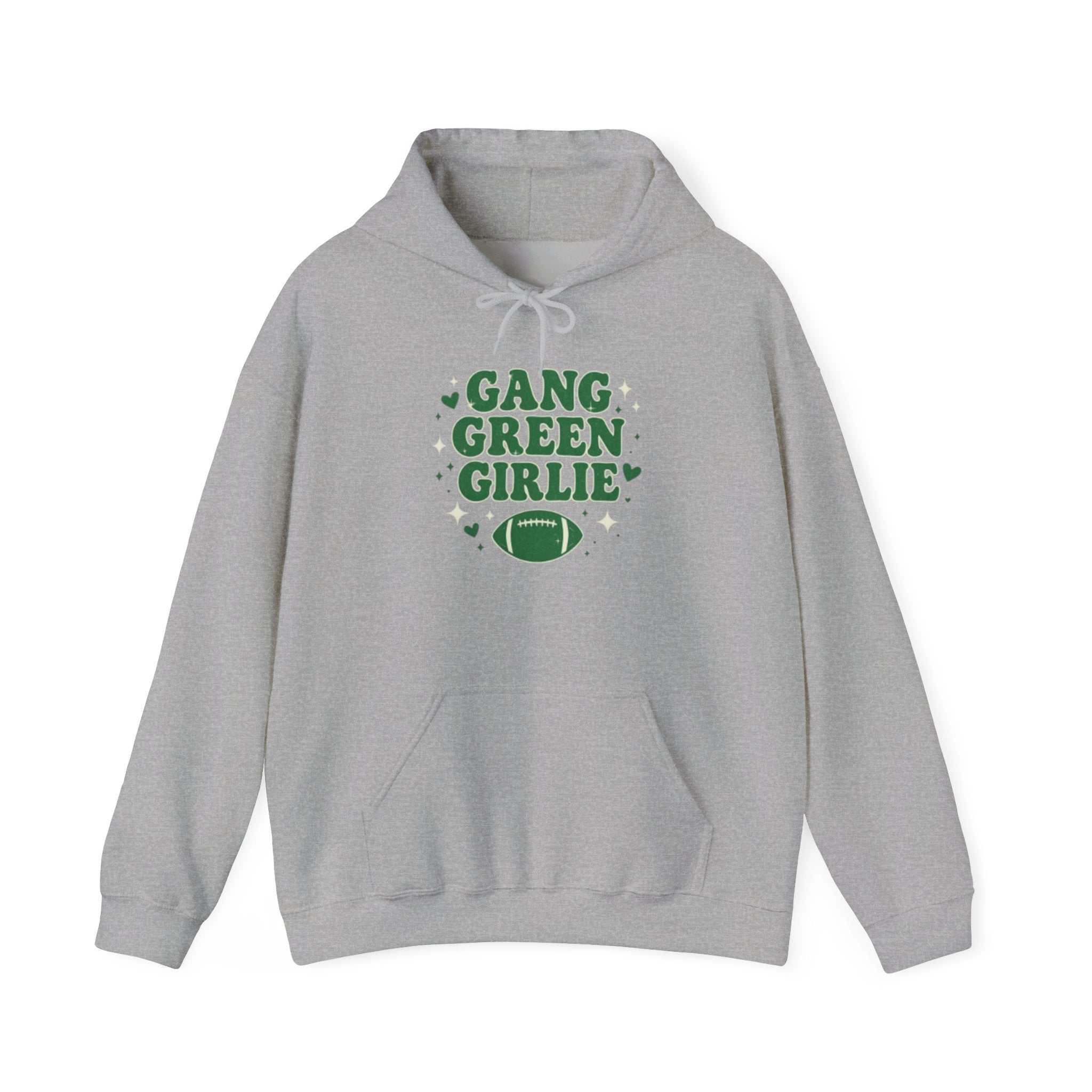 Gang Green Girlie Football Hoodie — Women's Football Fan Pullover