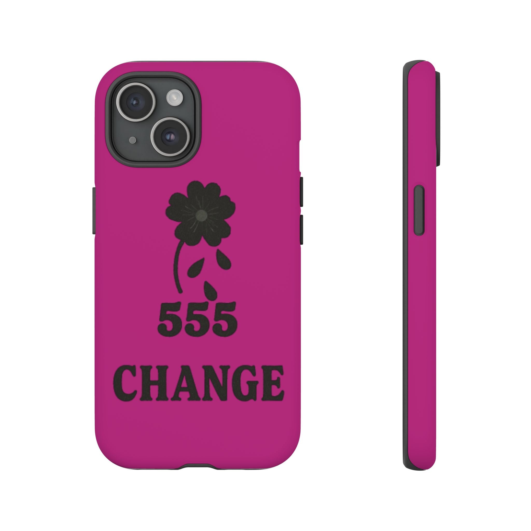 Black & Pink 555 Change Phone Case