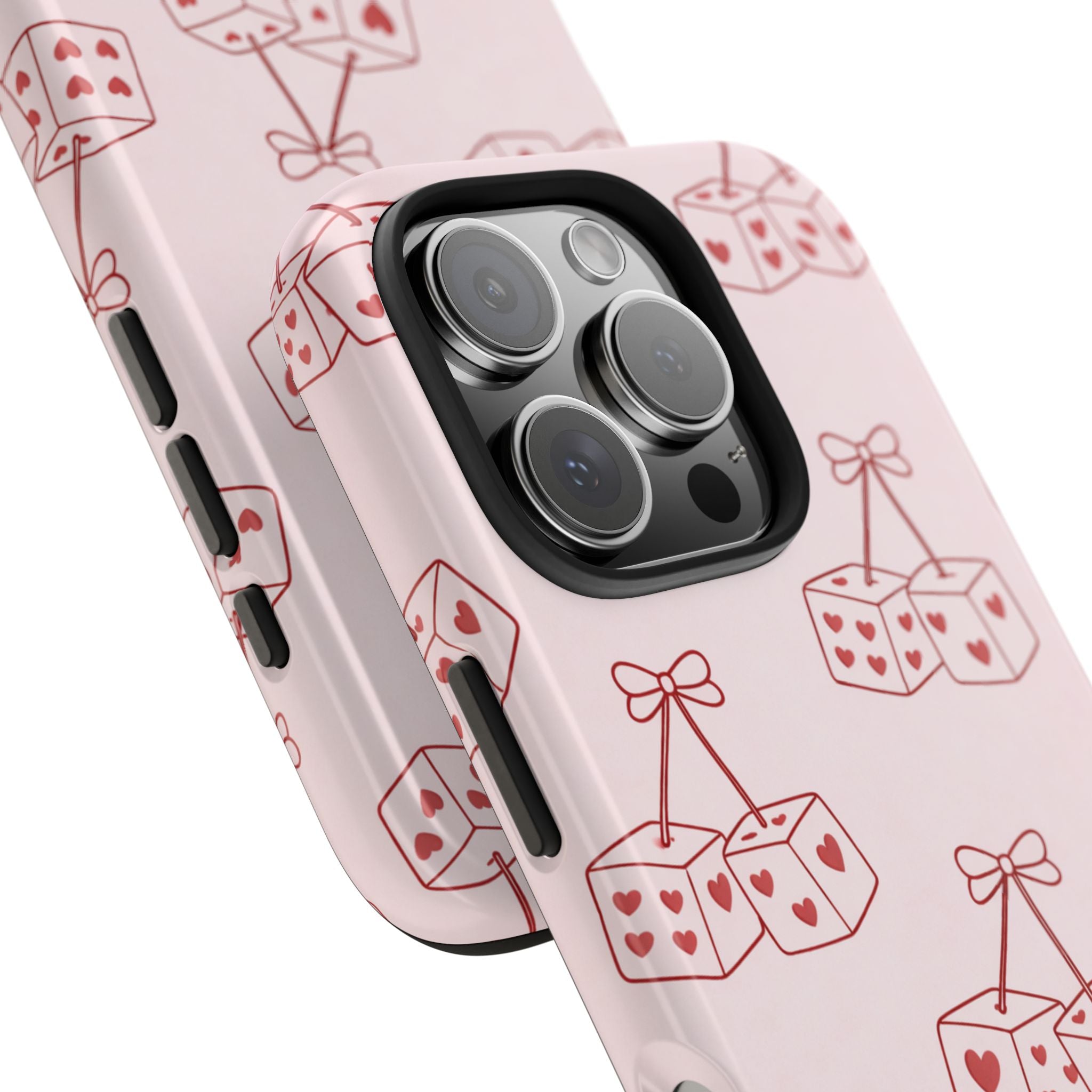 Red & Pink Heart Di Phone Case