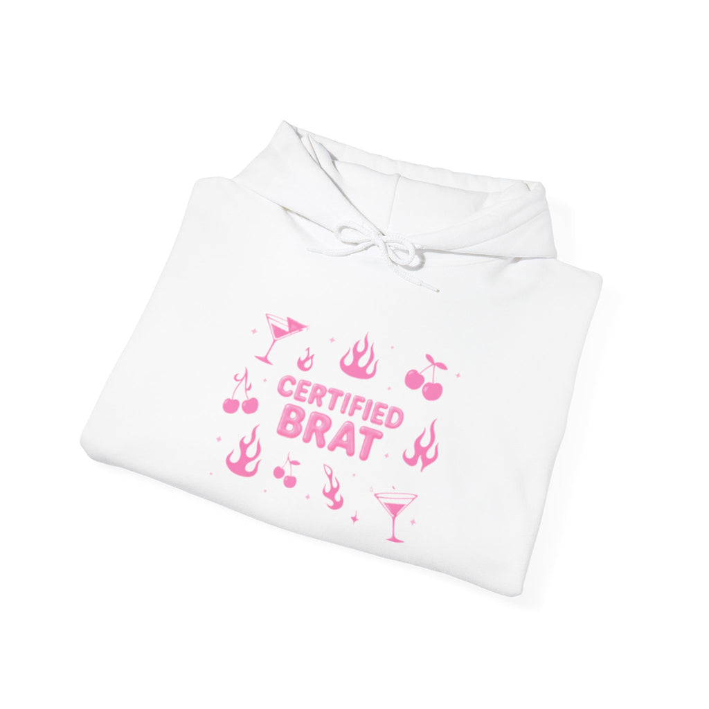 Certified Brat Pink Graphic Hoodie