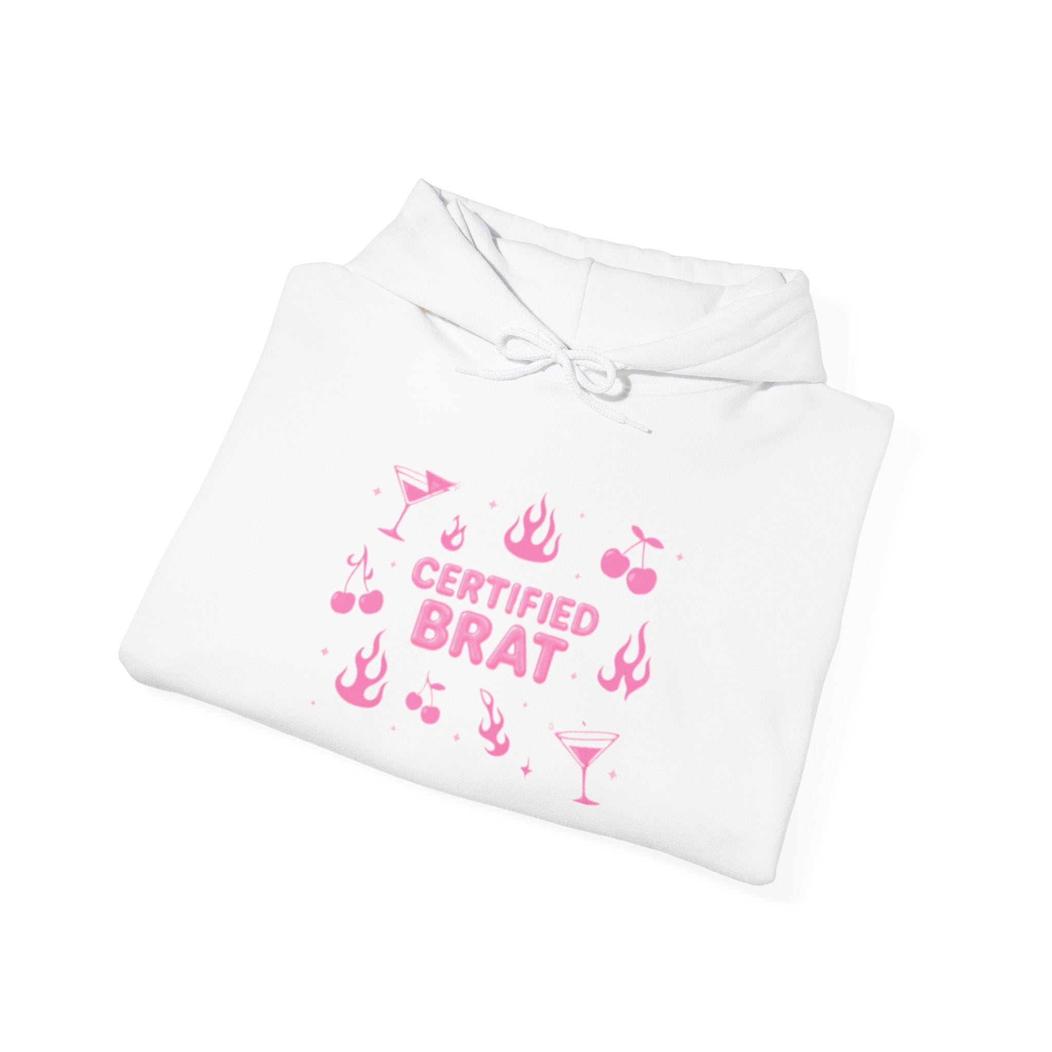 Certified Brat Pink Graphic Hoodie