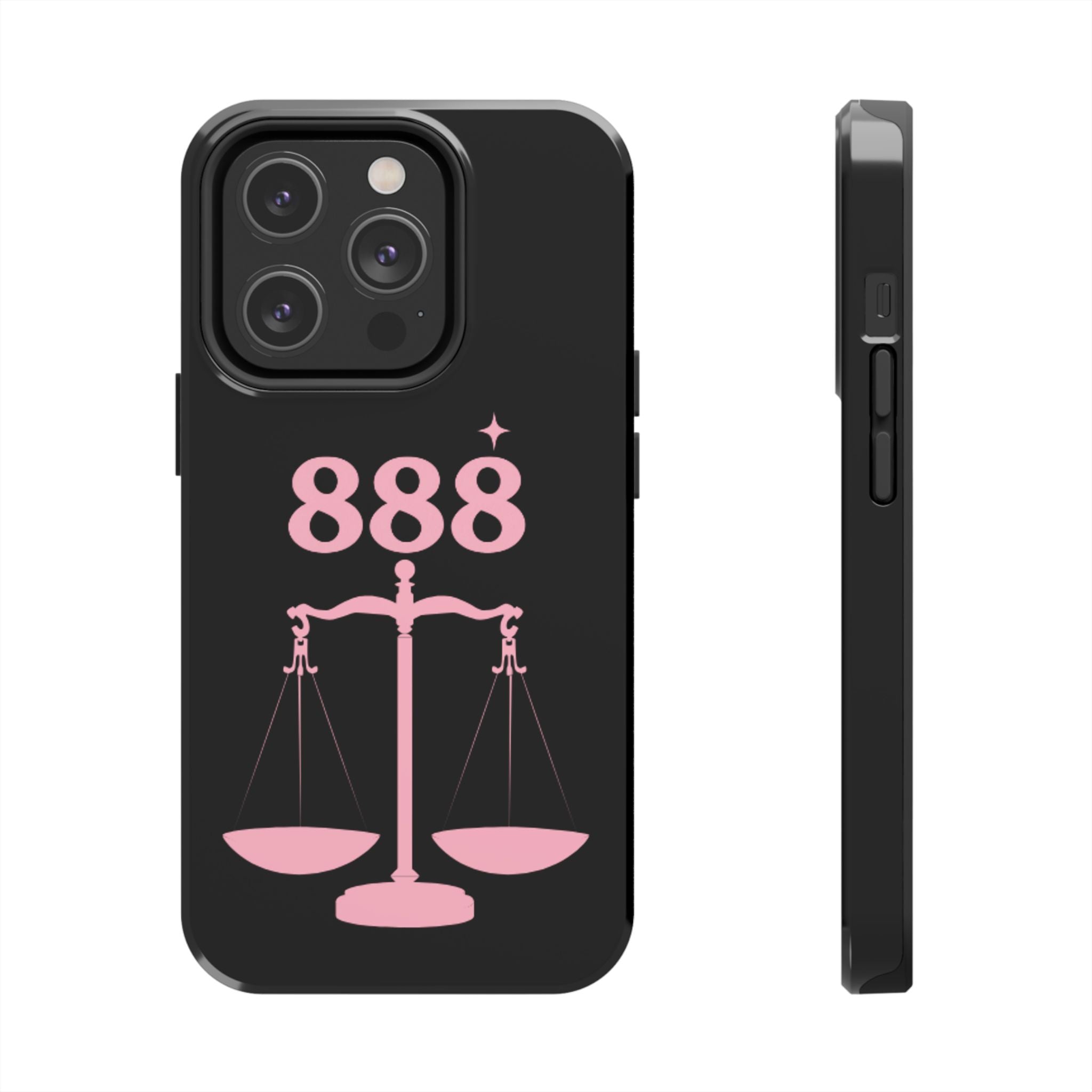 Black & Pink 888 Phone Case