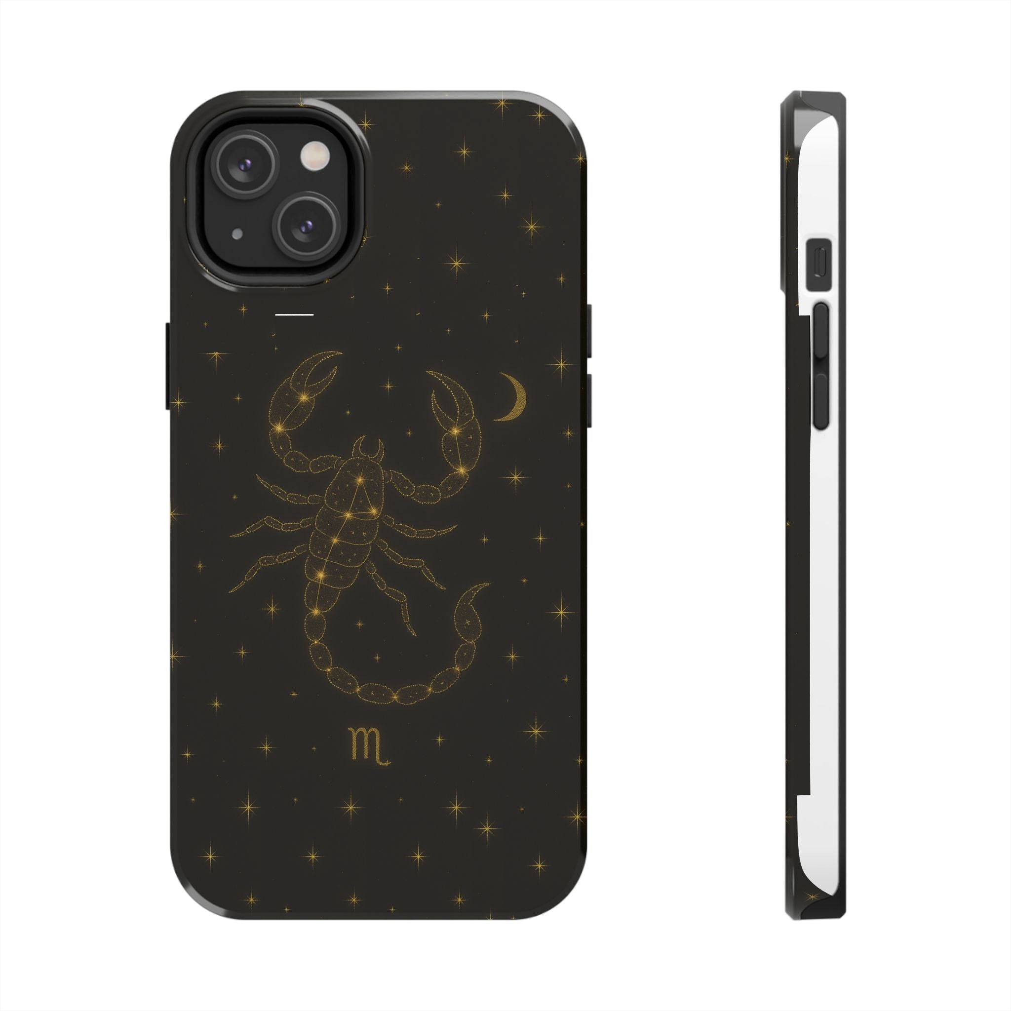 Scorpio Constellation Tough Phone Case — Black & Gold Zodiac Protection