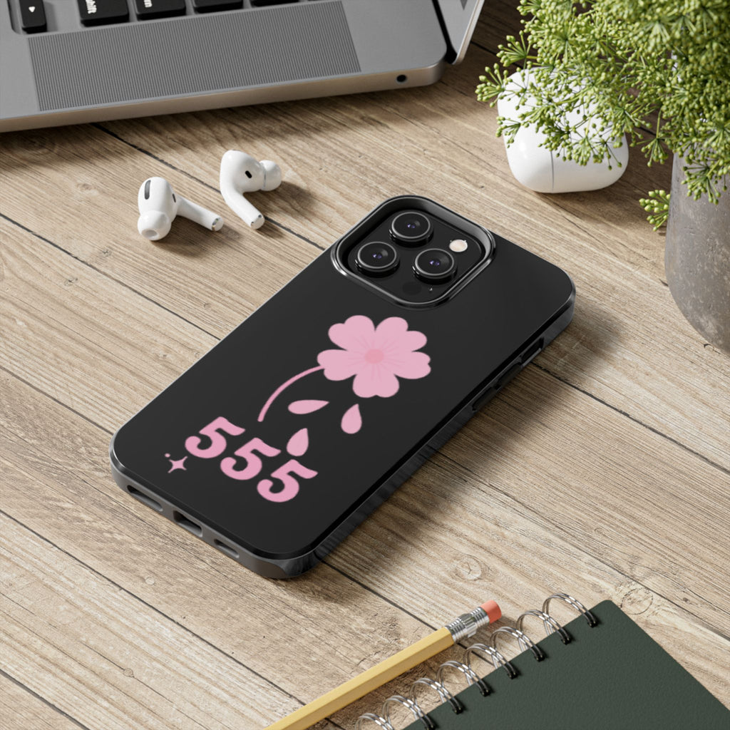 Black & Pink 555 Phone Case