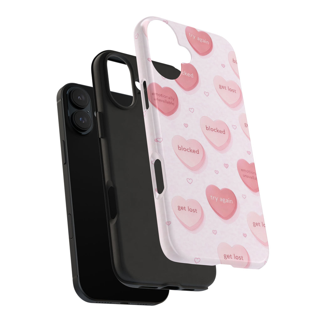 Non-Conversation Hearts Phone Case