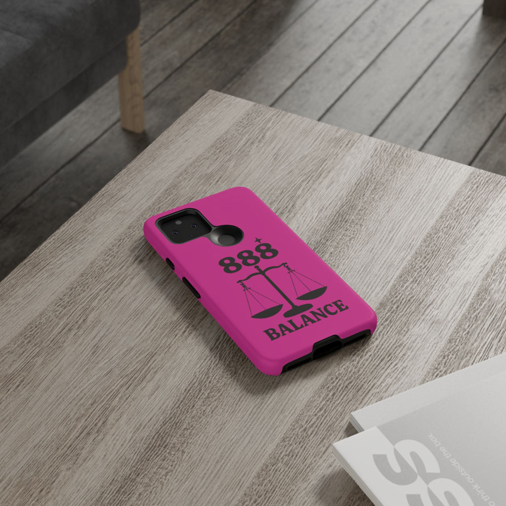 Black & Pink 888 Balance Phone Case
