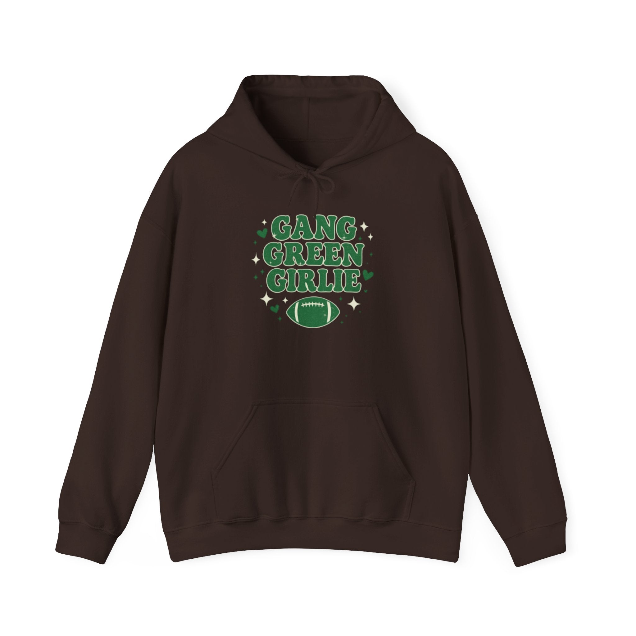 Gang Green Girlie Football Hoodie — Women's Football Fan Pullover