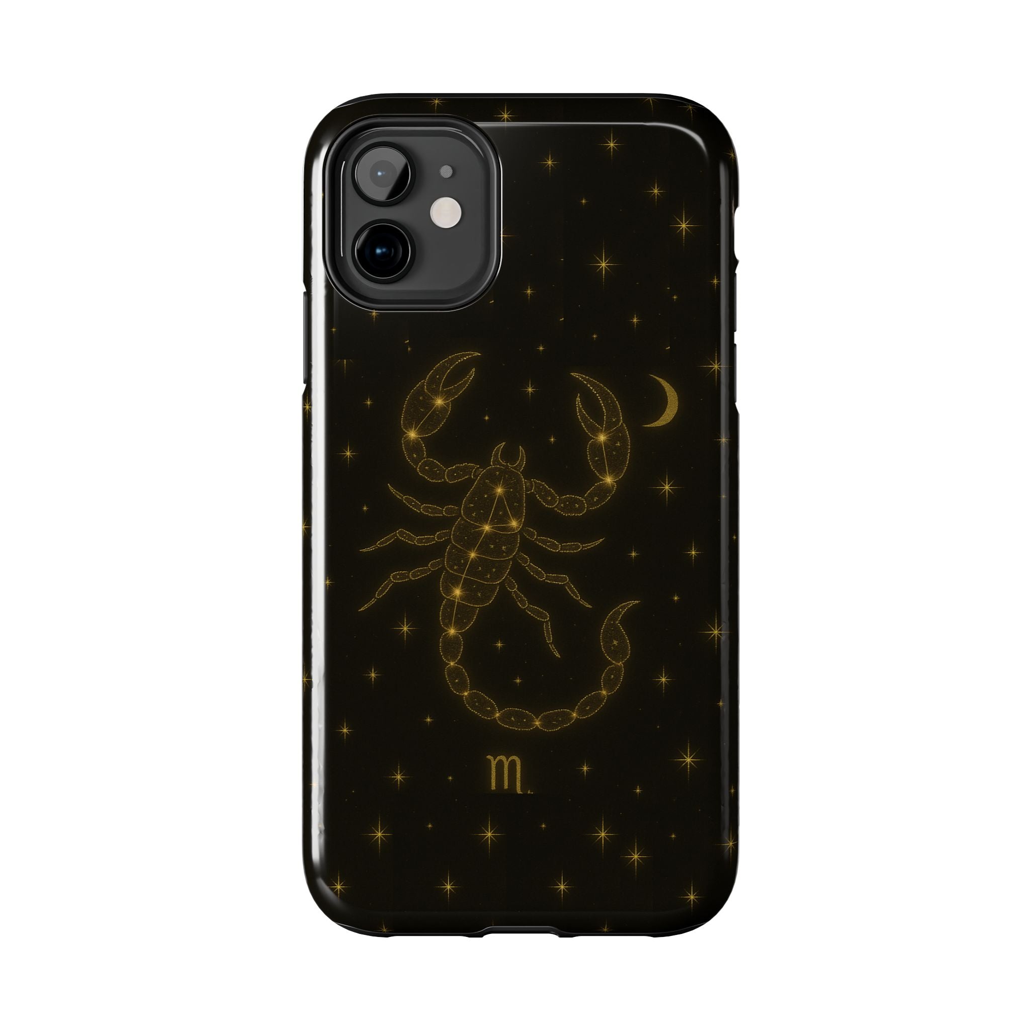 Scorpio Constellation Tough Phone Case — Black & Gold Zodiac Protection