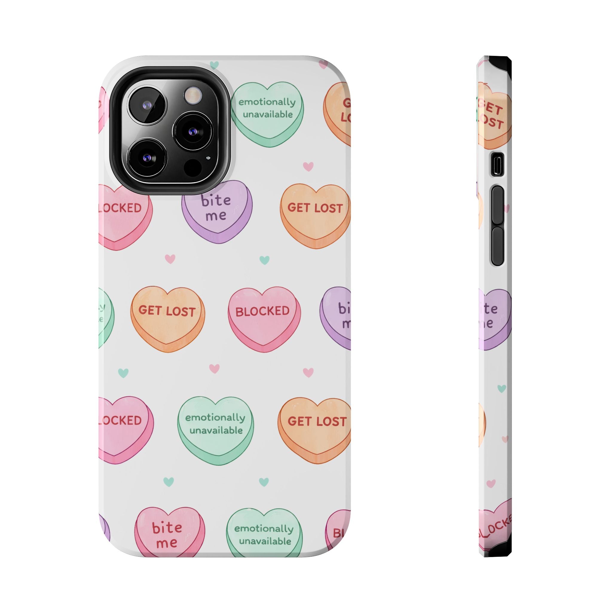 Candy Hearts Phone Case