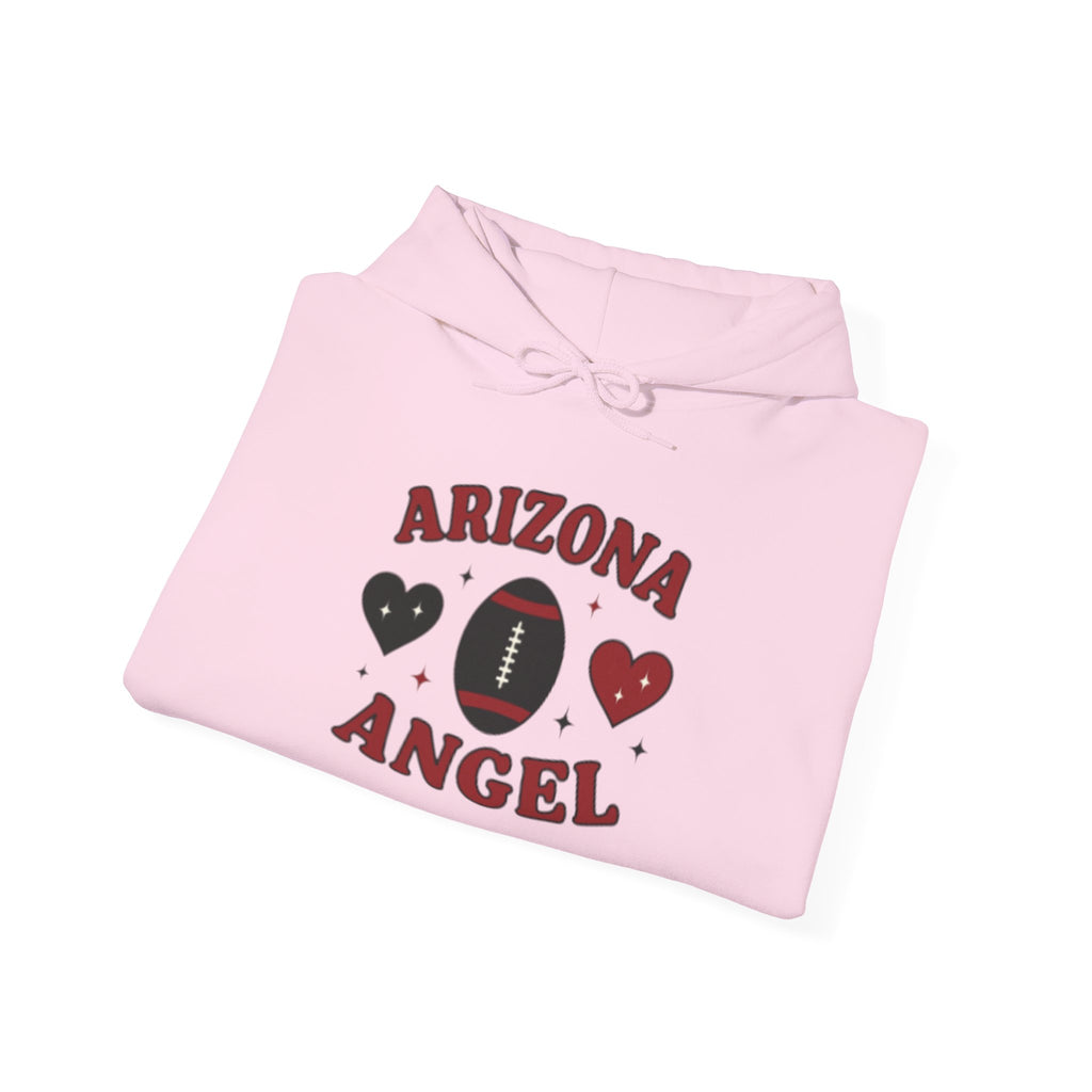 Arizona Angel Hoodie – Football Heart Graphic Pullover