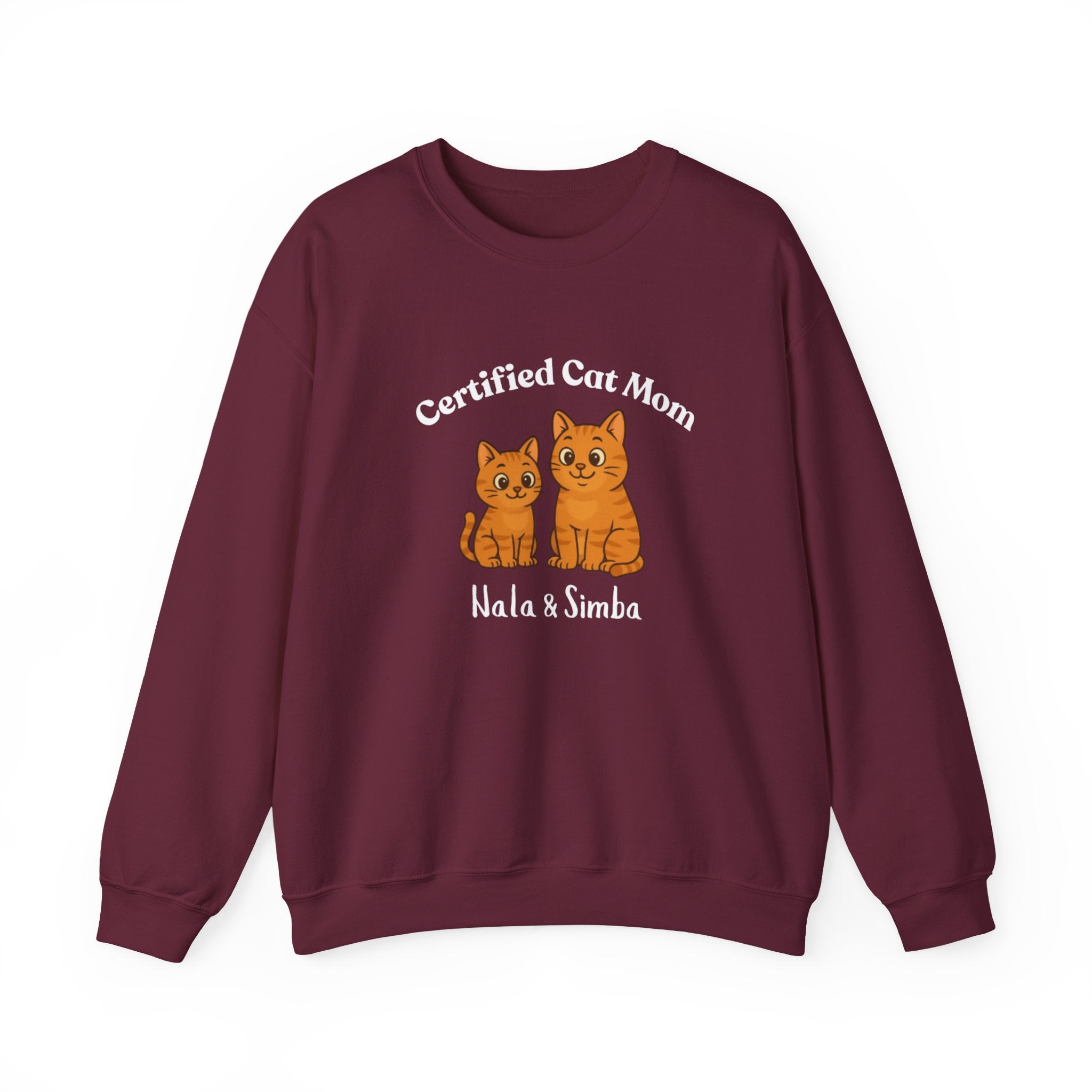 Custom Pet Sweatshirt — "Certified Cat Mom"