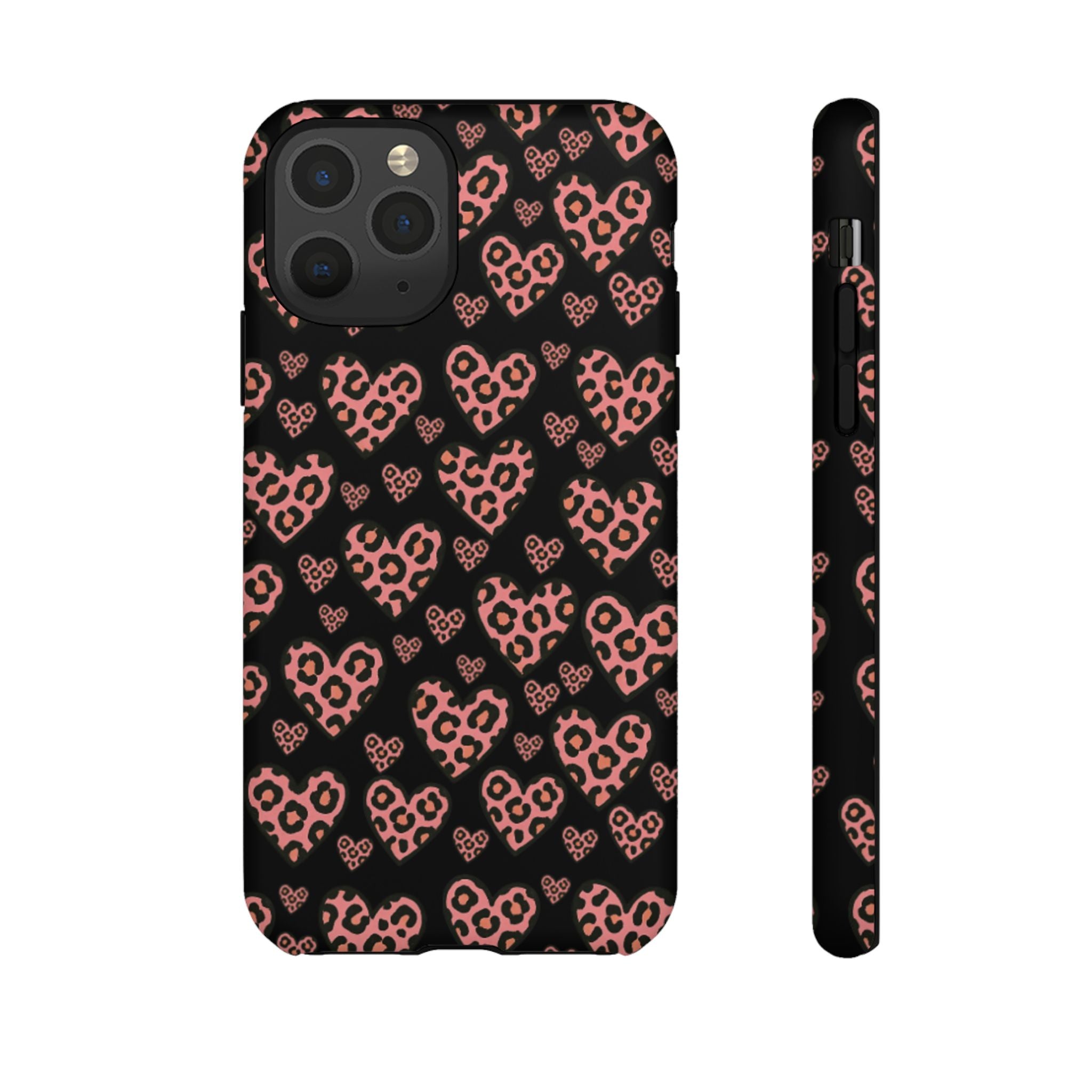 Leopard Heart Phone Case