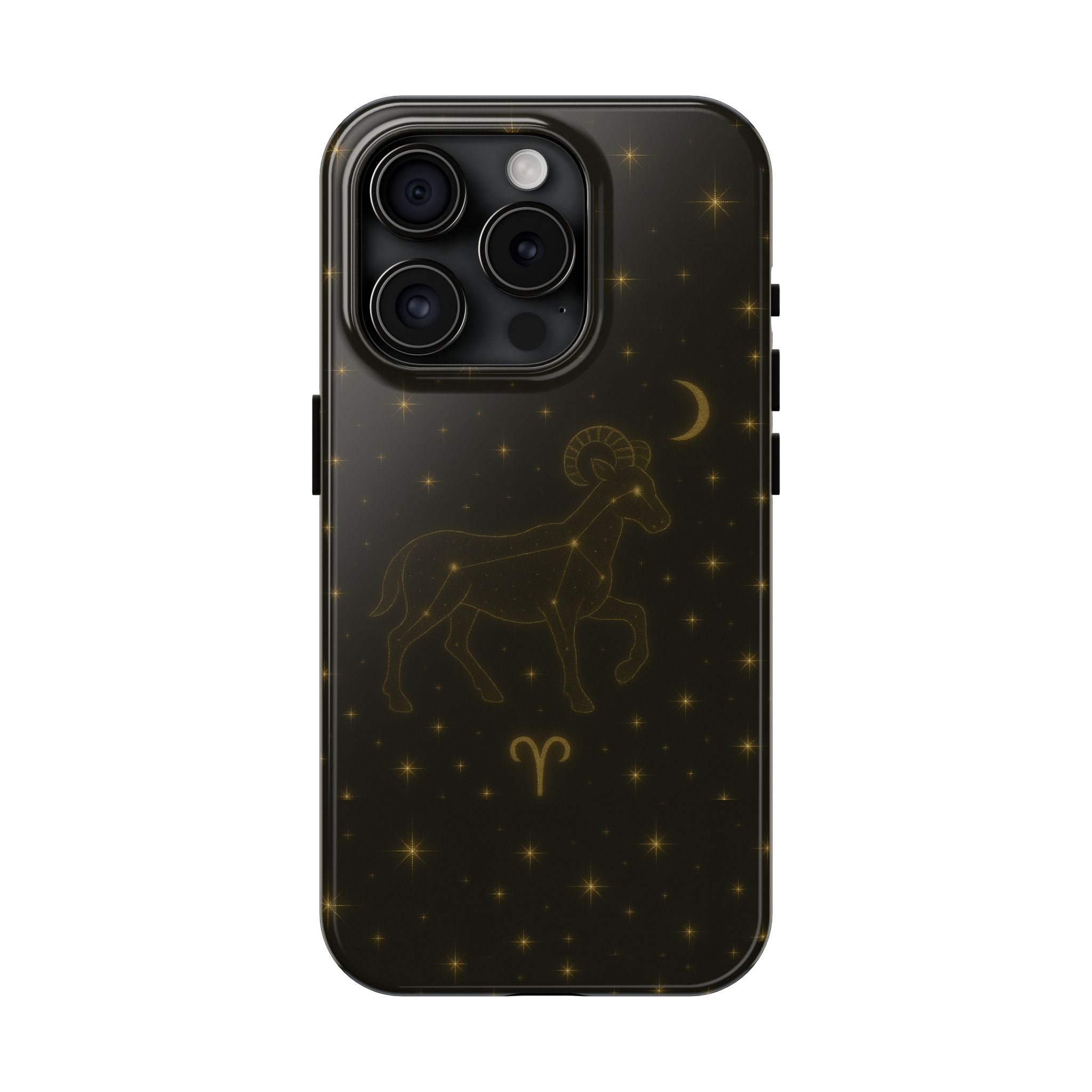 Aries Constellation Tough Phone Case — Zodiac Ram Star Map Design