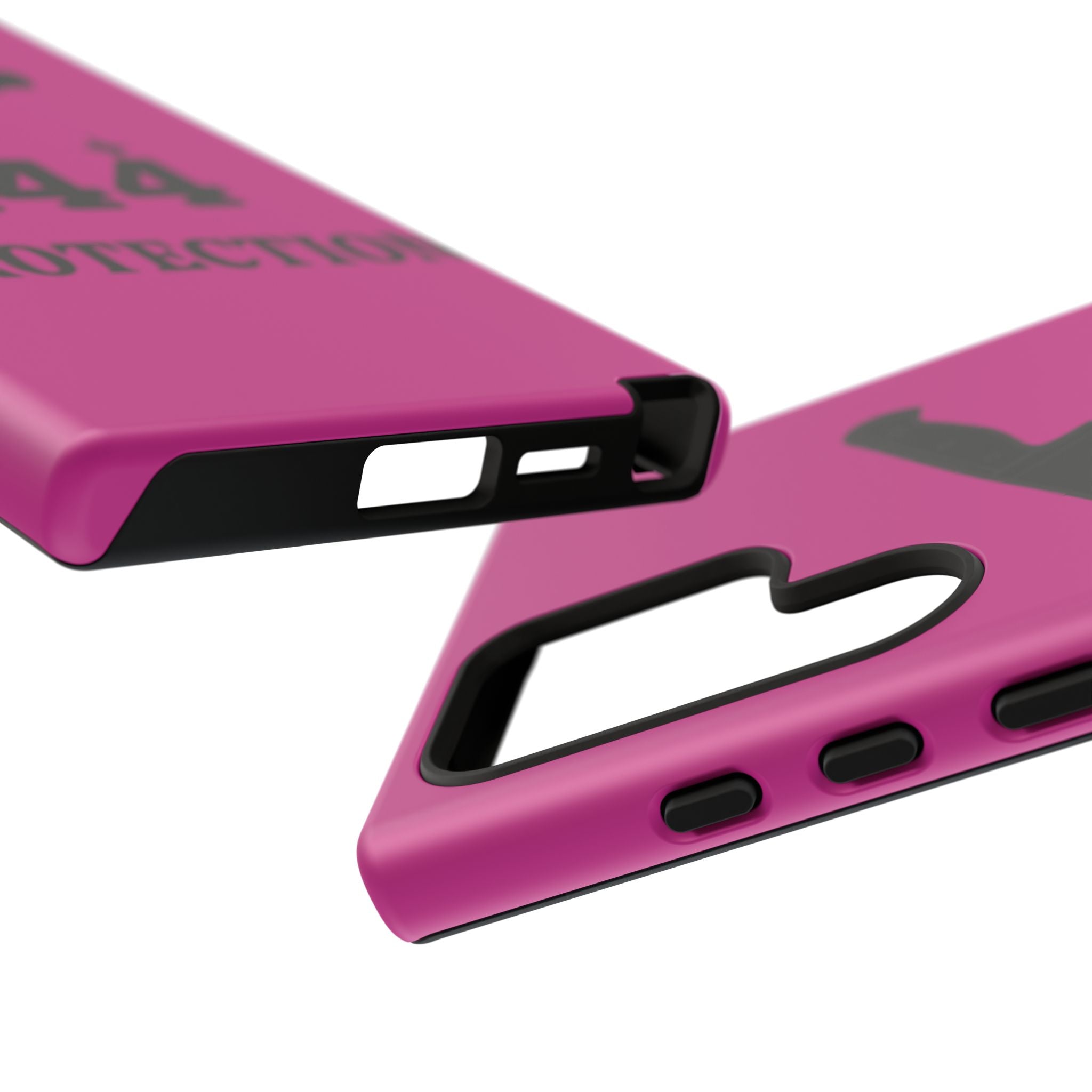 Black & Pink 444 Protection Phone Case