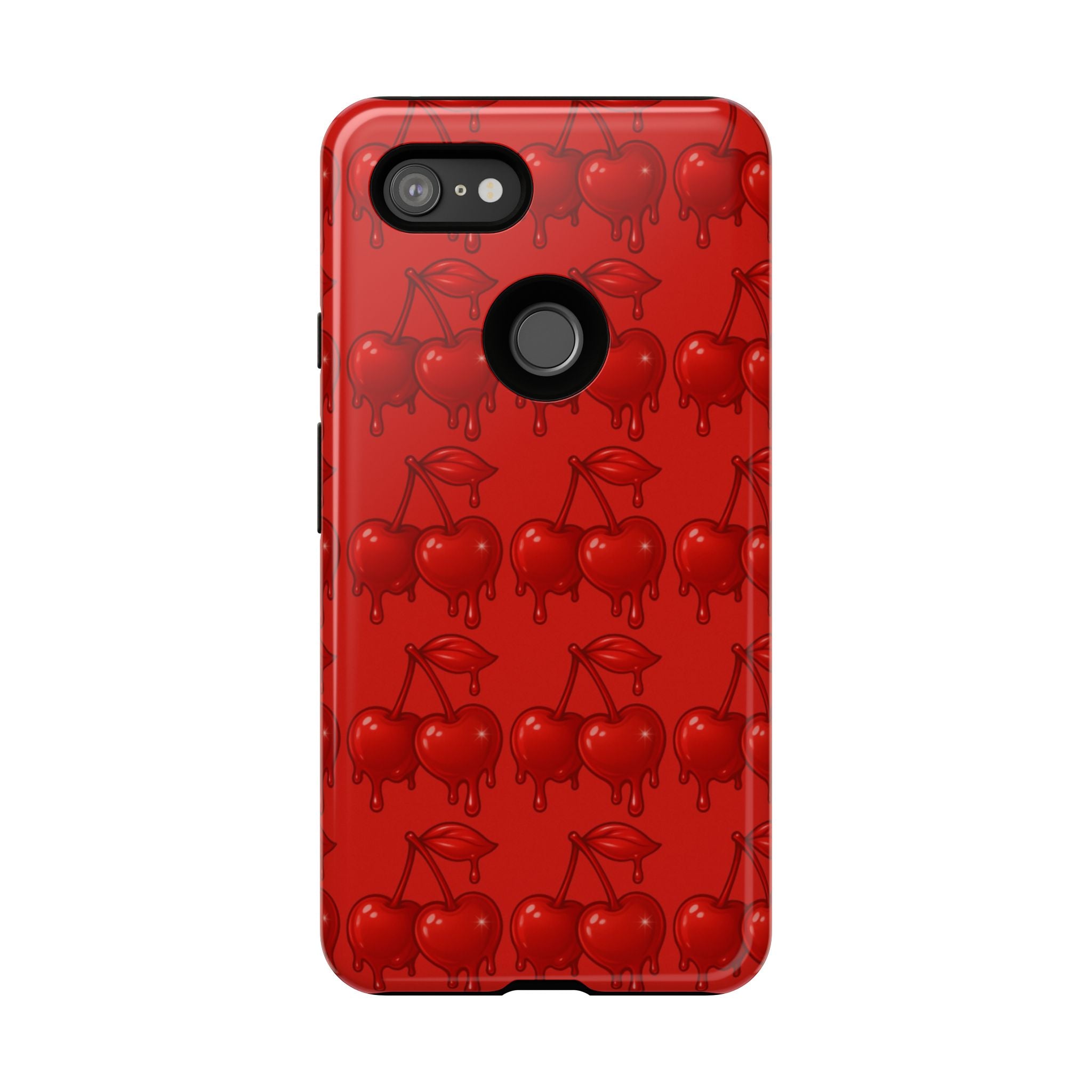 Red Dripping Cherry Phone Case