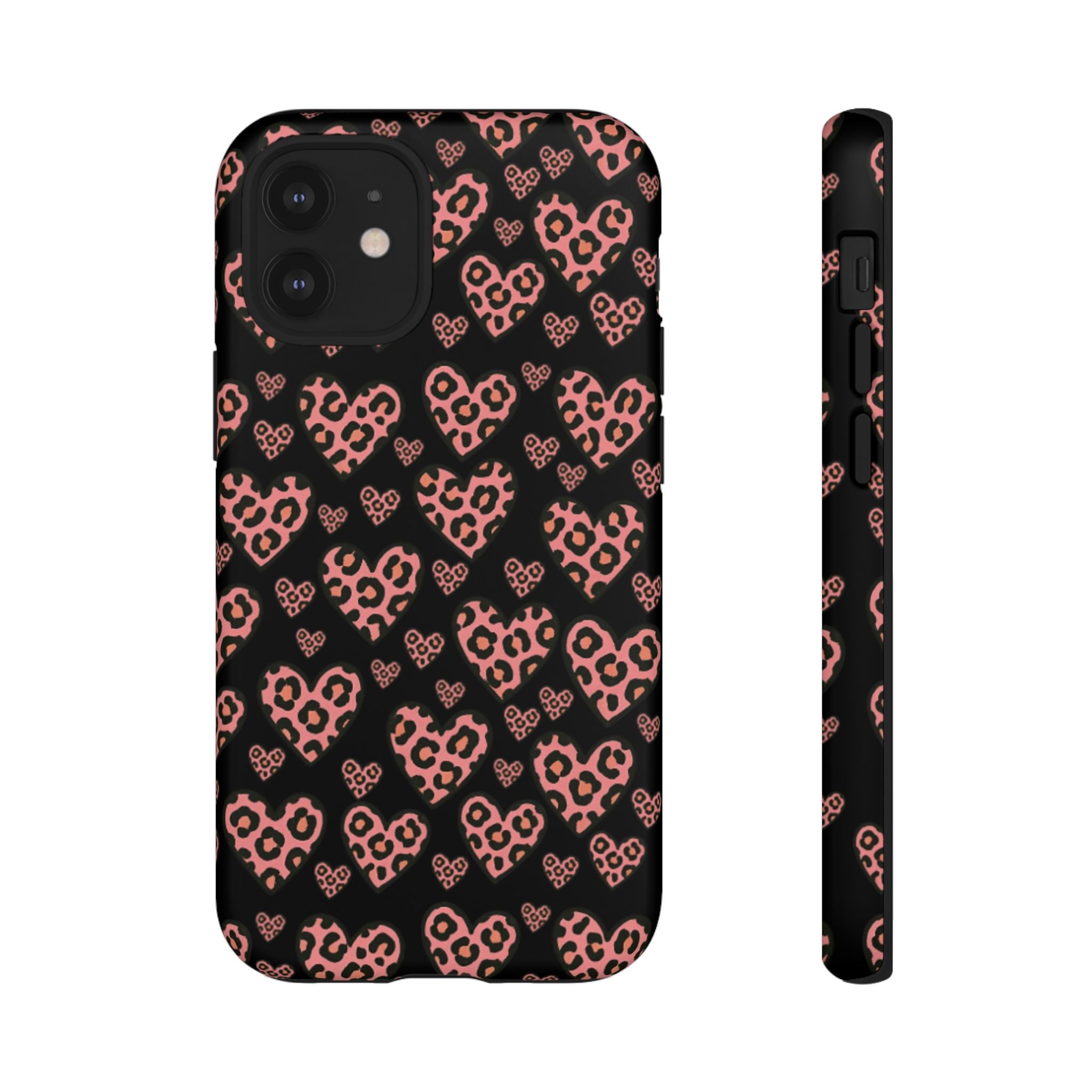 Leopard Heart Phone Case