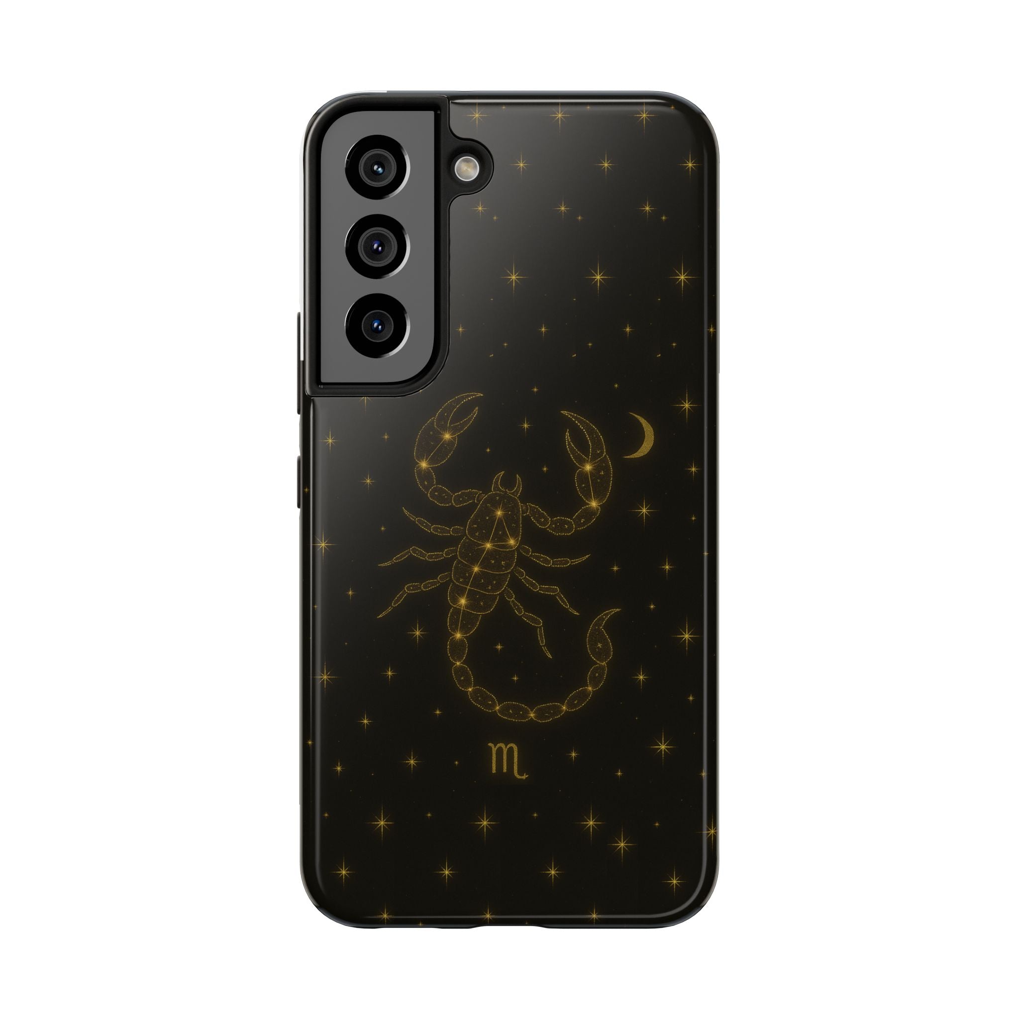 Scorpio Constellation Tough Phone Case — Black & Gold Zodiac Protection