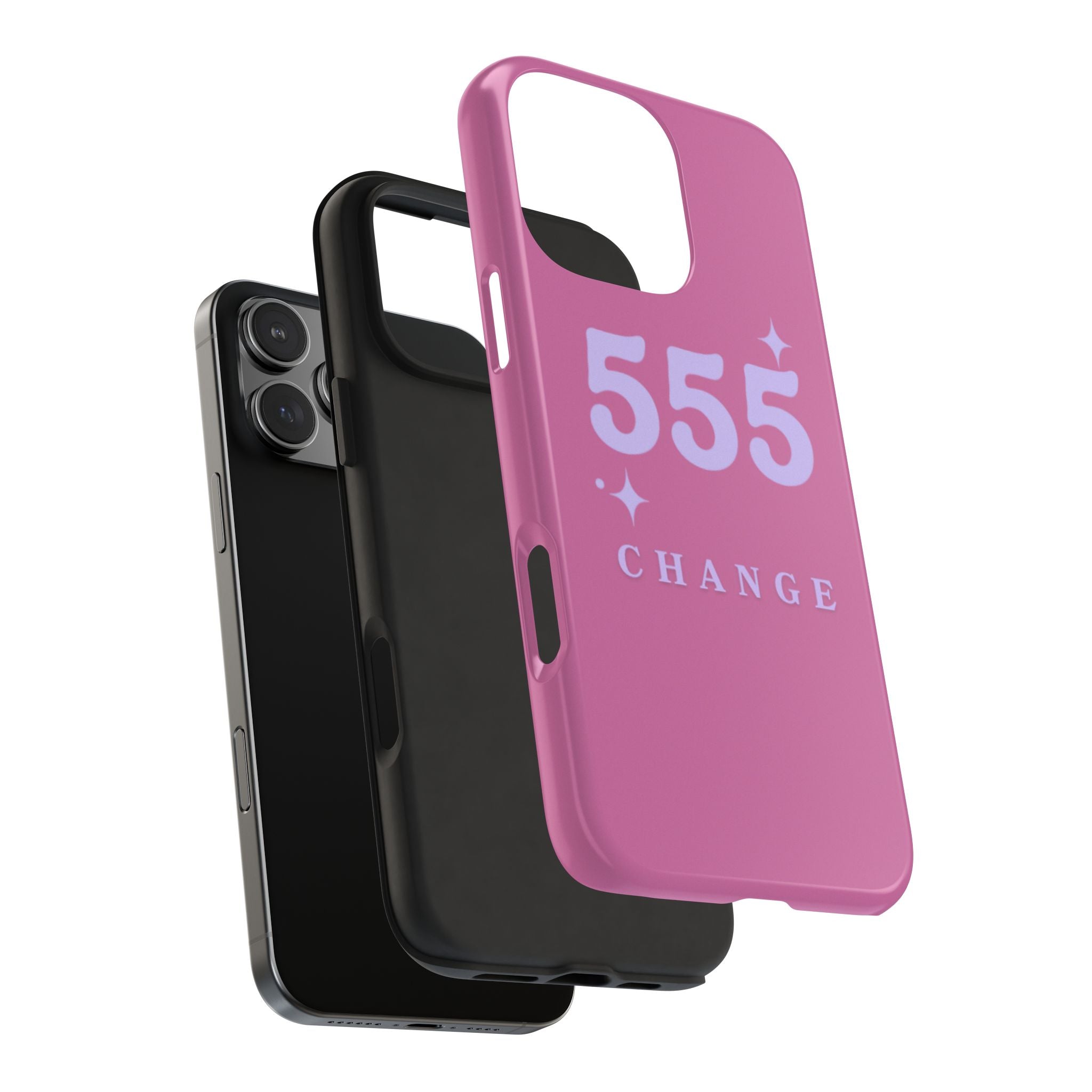 Pink & Purple 555 Change Phone Case