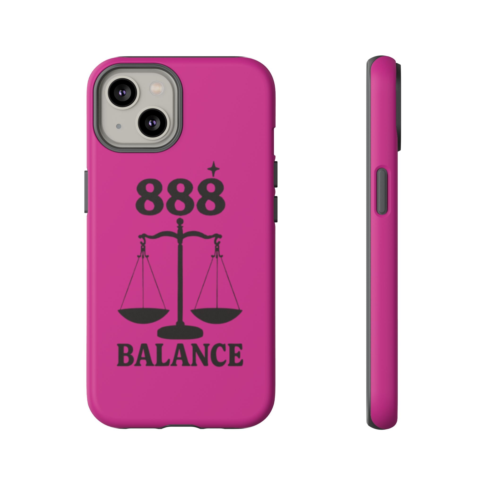 Black & Pink 888 Balance Phone Case