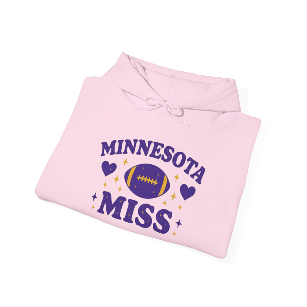 Minnesota Miss Football Hoodie — Cute State Pride Pullover