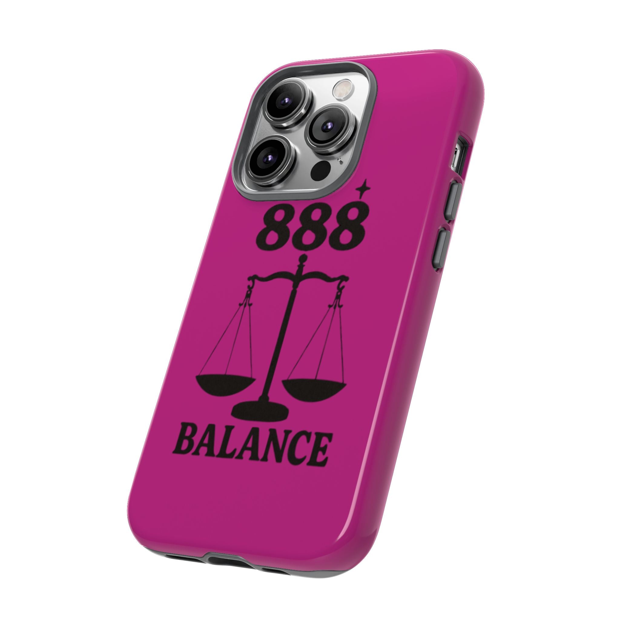 Black & Pink 888 Balance Phone Case