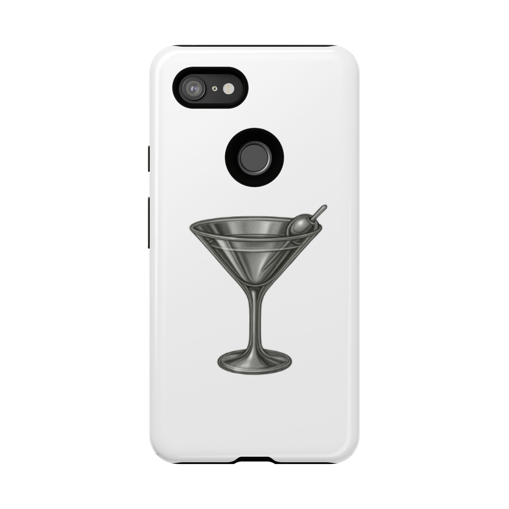 Silver Martini Tough Case