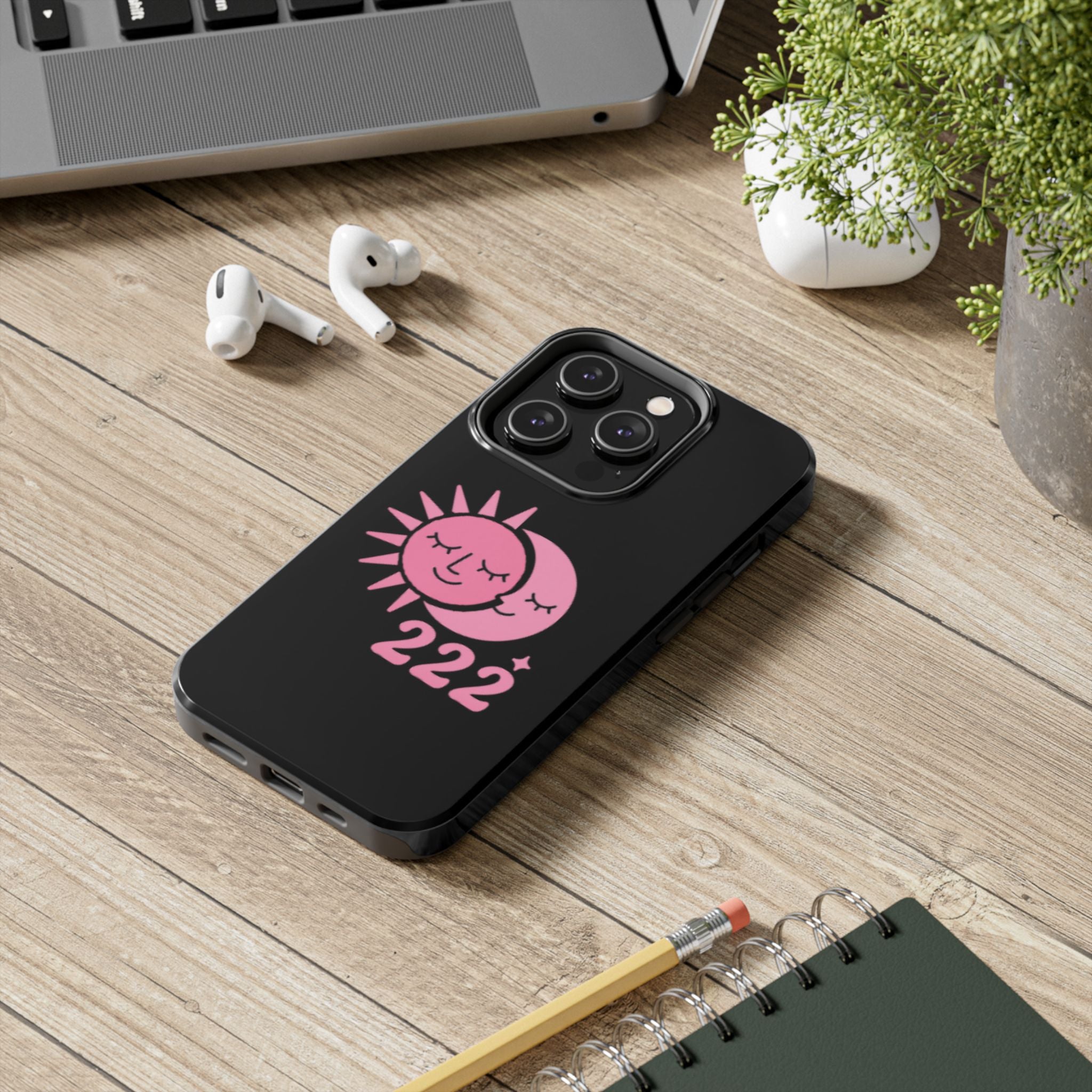 Black & Pink 222 Phone Case