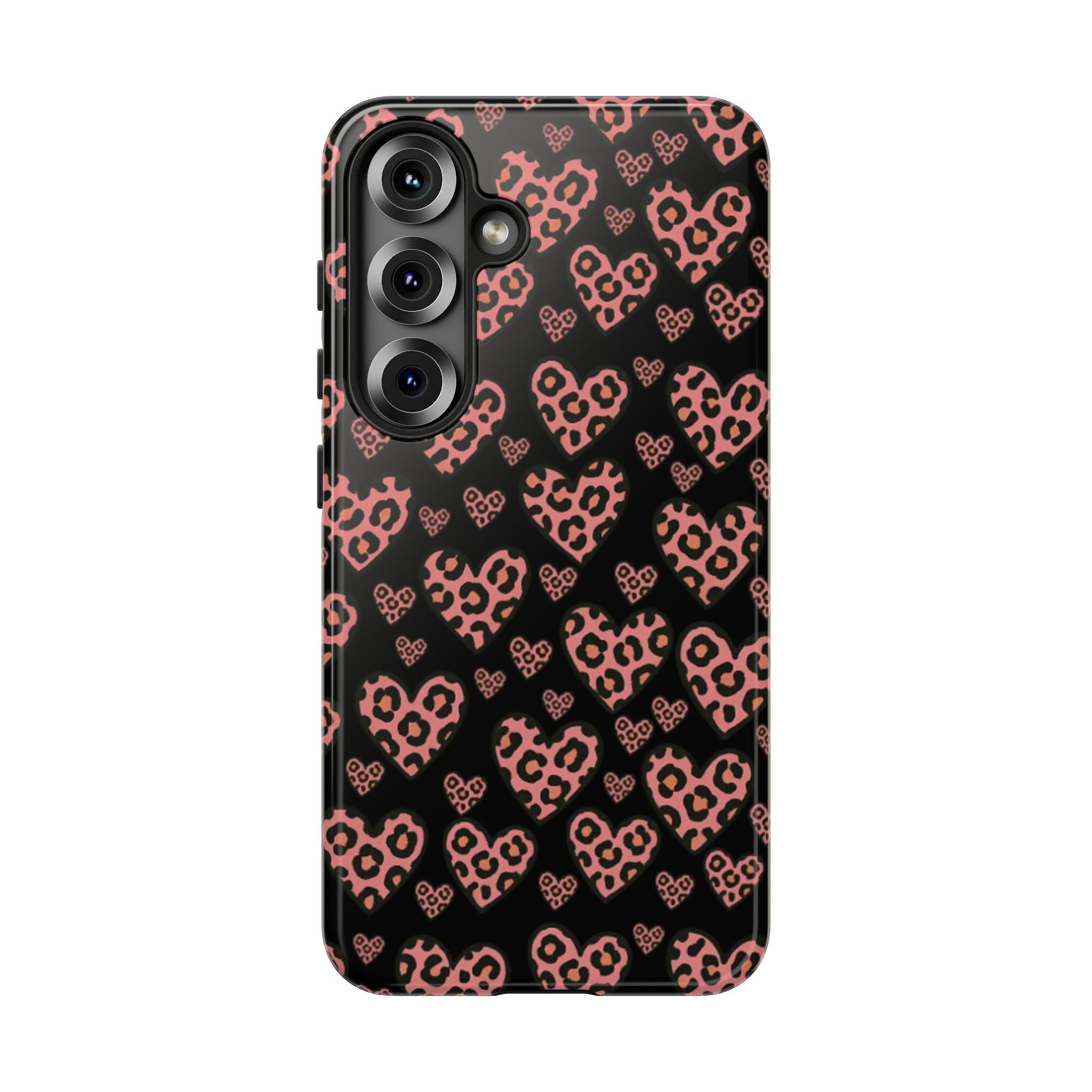 Leopard Heart Phone Case
