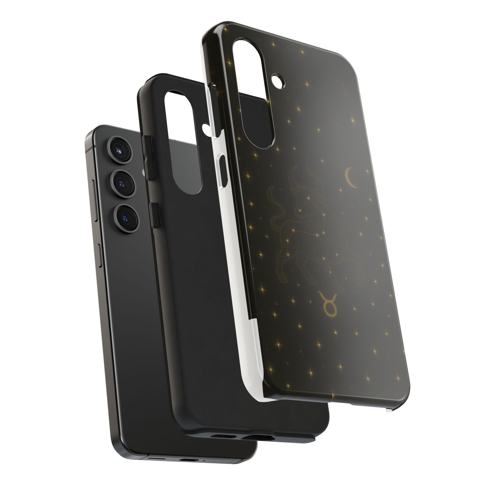 Taurus Constellation Tough Phone Case — Gold Zodiac Bull Phone Case