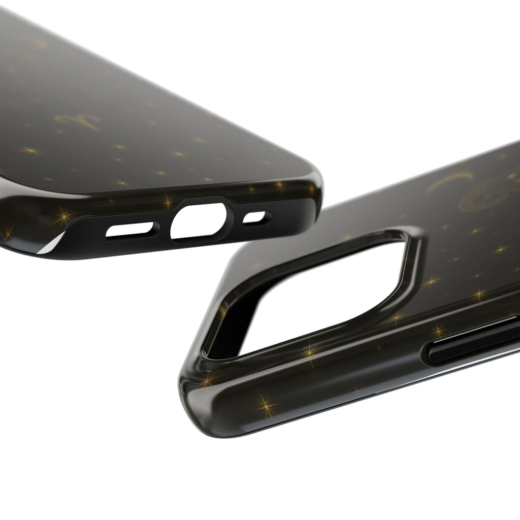 Aries Constellation Tough Phone Case — Zodiac Ram Star Map Design