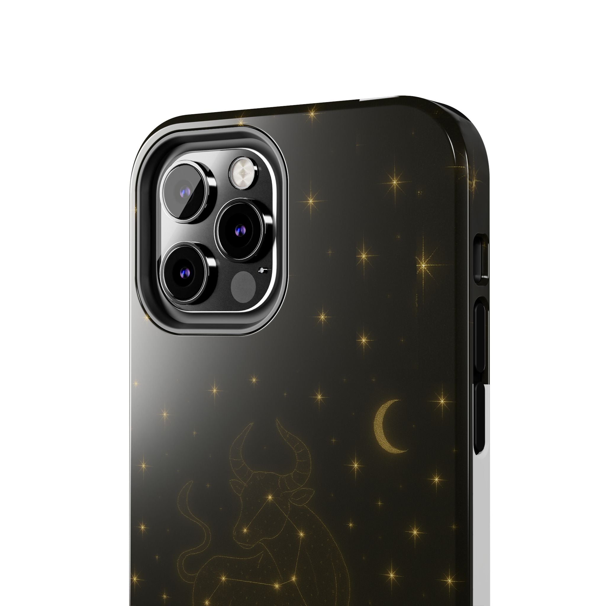 Taurus Constellation Tough Phone Case — Gold Zodiac Bull Phone Case